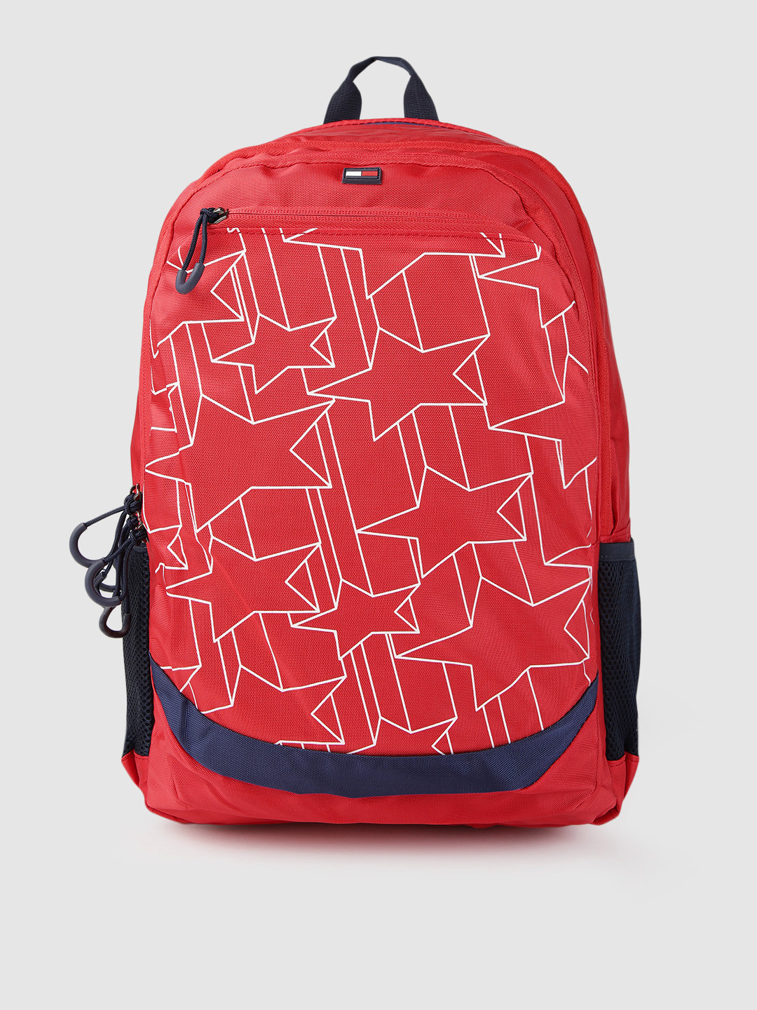 Buy Tommy Hilfiger Unisex Red Graphic Backpack Backpacks for Unisex