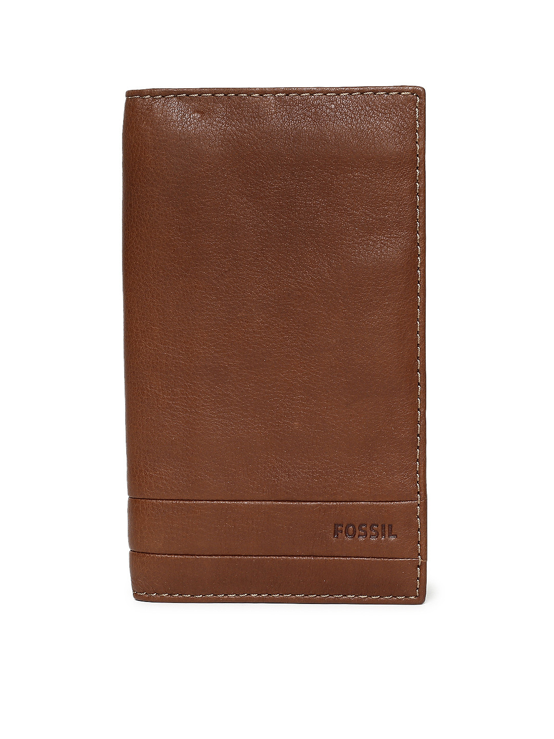 Buy Fossil Men Brown Solid Two Fold Leather Wallet Wallets for Men 9150313 Myntra