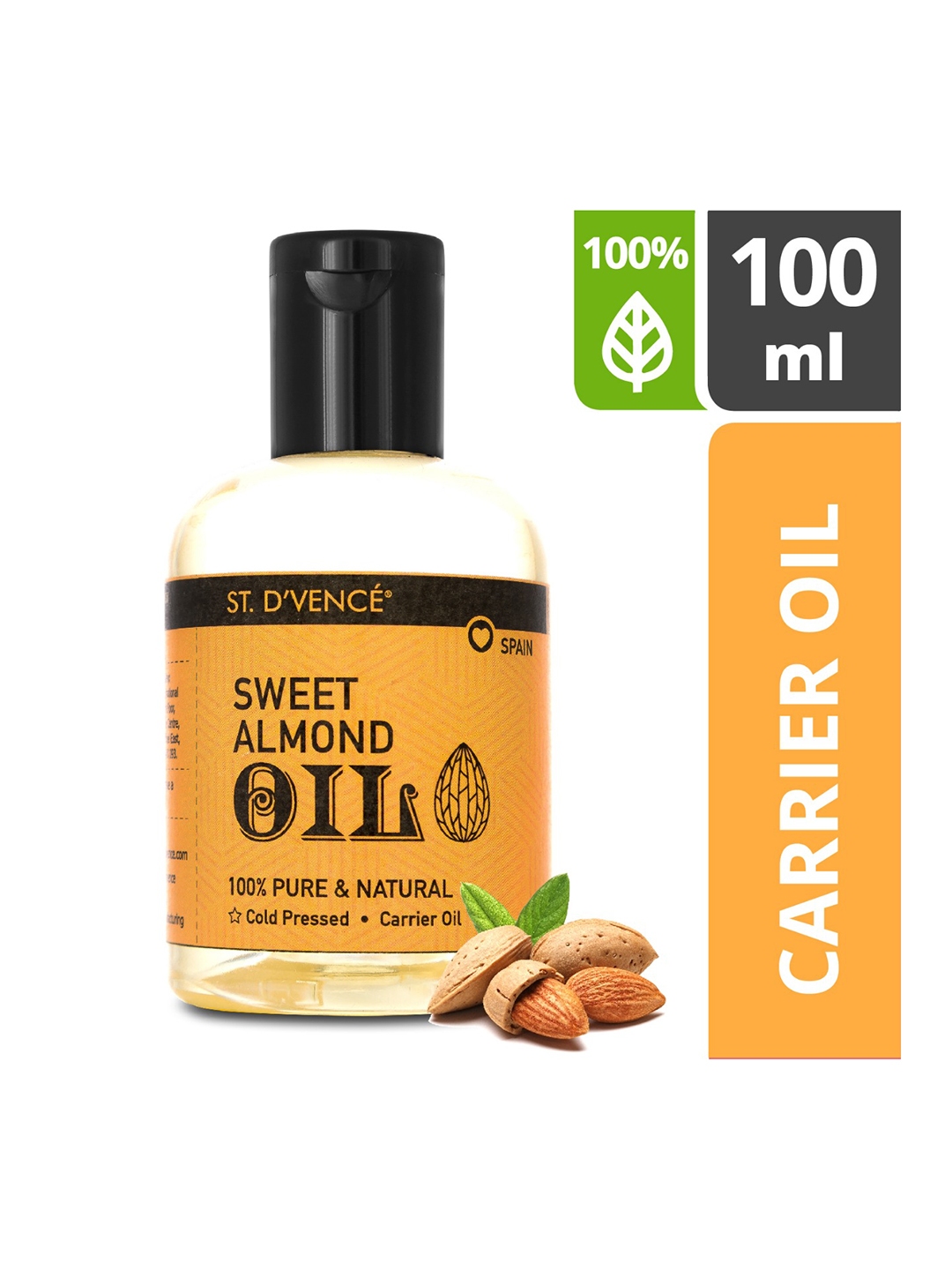 Buy St Dvence Unisex 100 Pure And Natural Almond Oil 100ml