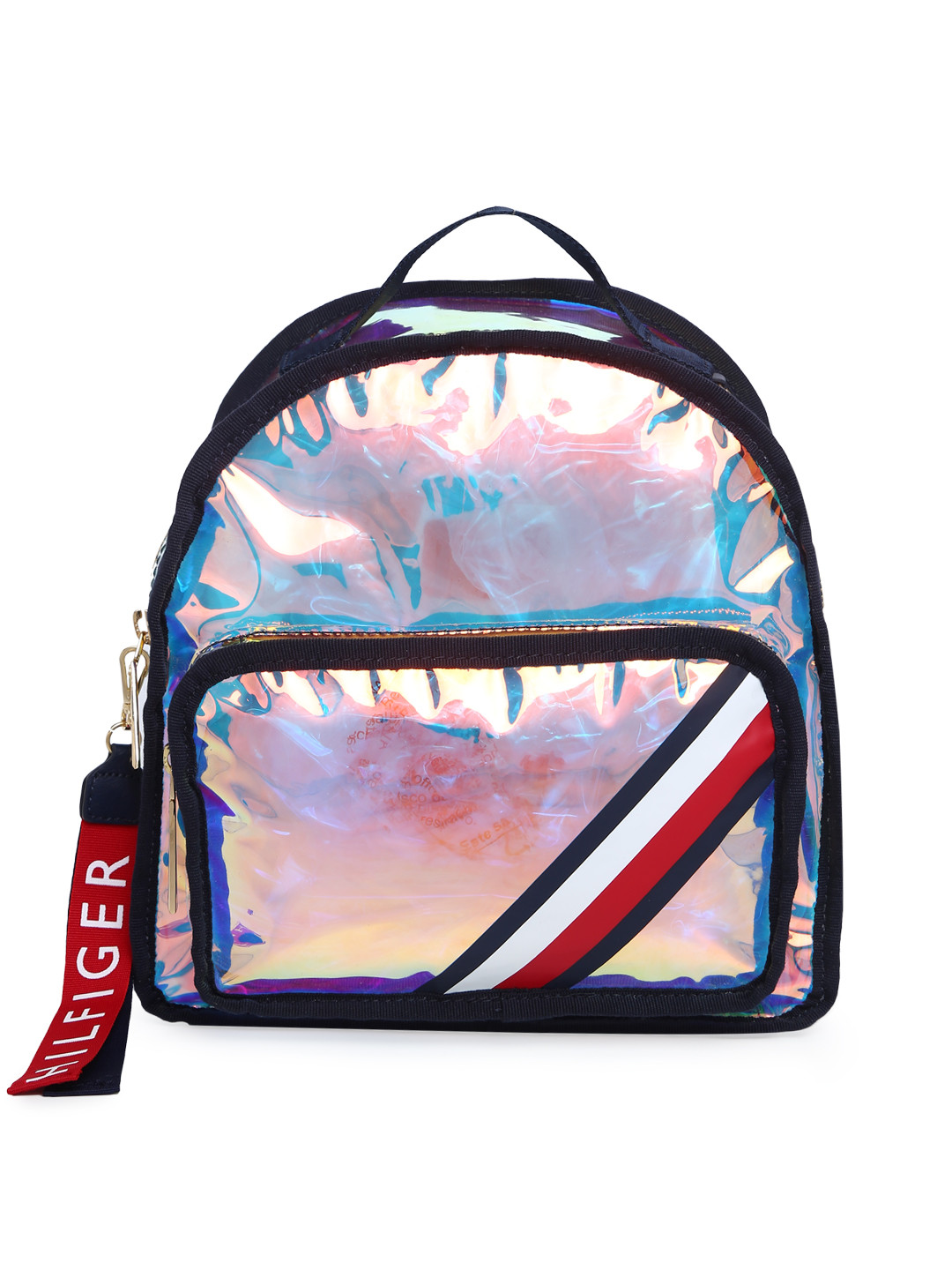 Buy Tommy Hilfiger Women Multicoloured Solid Backpack Backpacks for