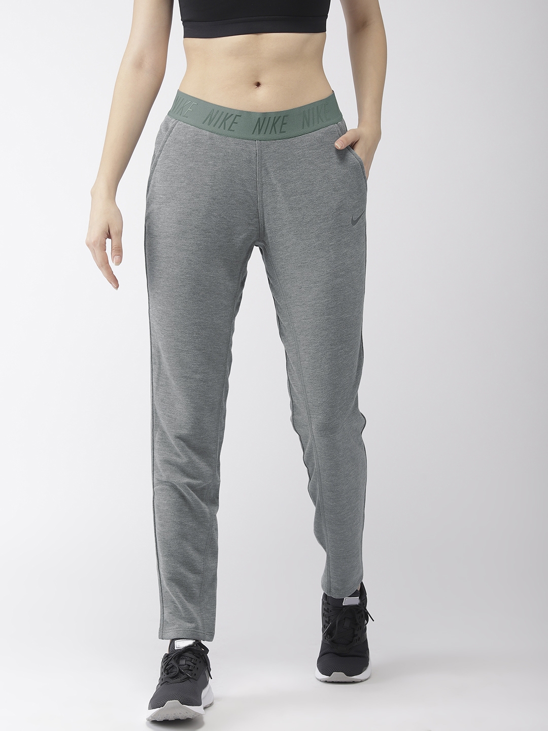 nike dri fit track pants women's