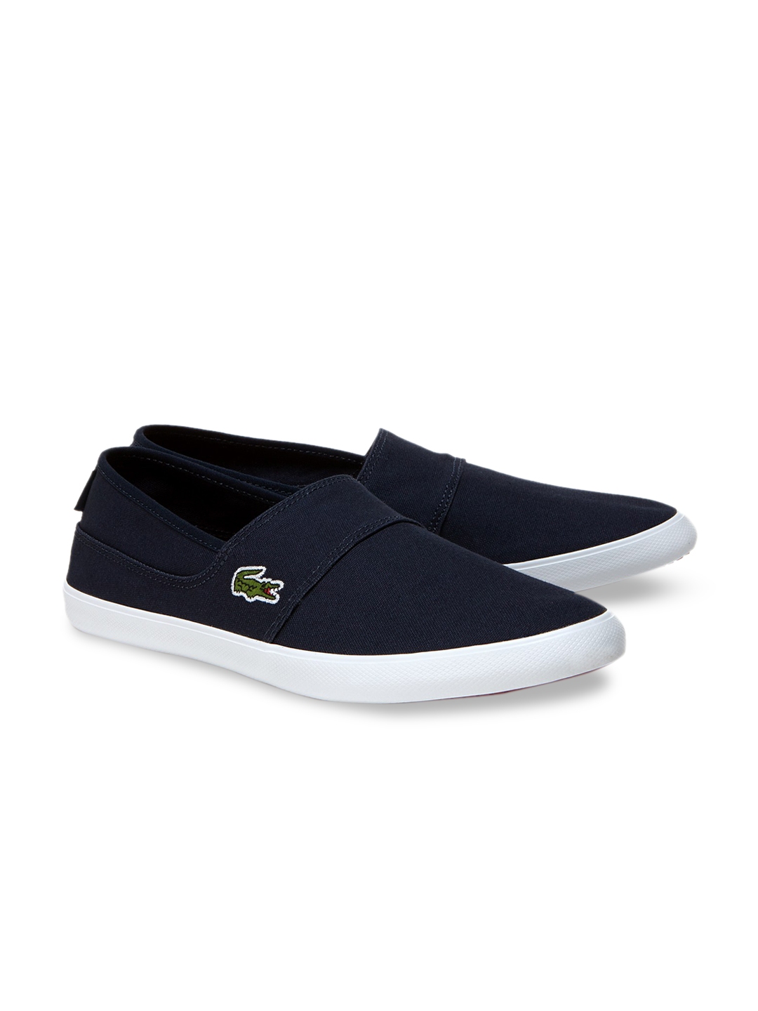 Buy Lacoste Men Navy Blue Slip On Sneakers - Casual Shoes for Men ...