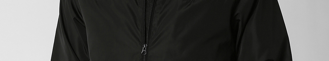 Buy Peter England Casuals Men Black Solid Bomber - Jackets for Men ...