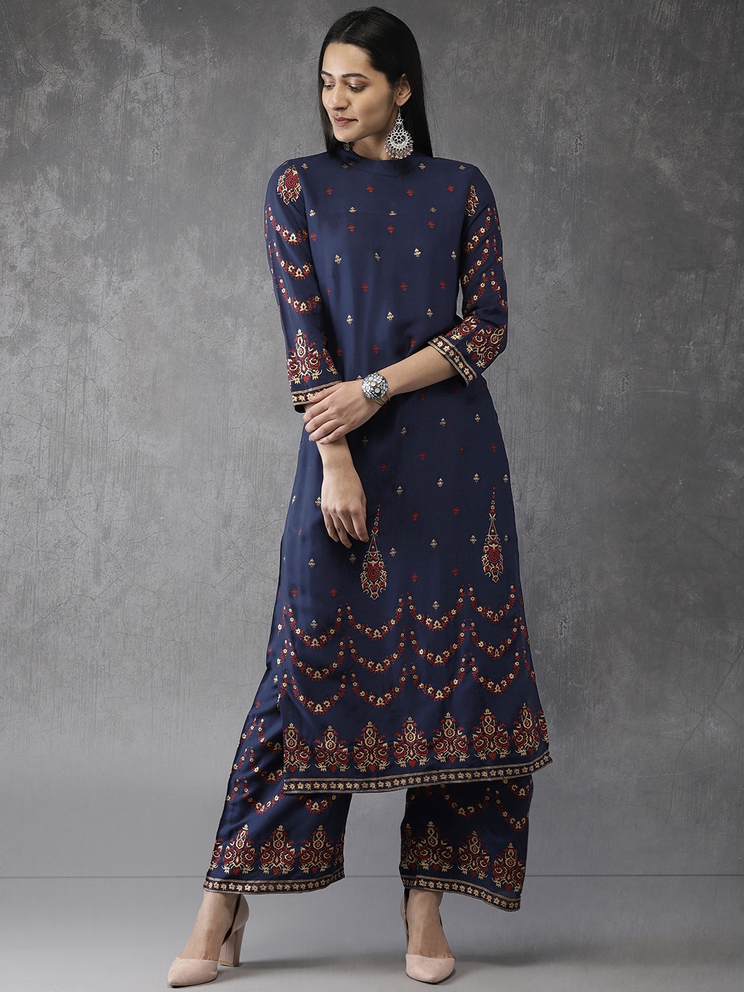 indya blue kurta
