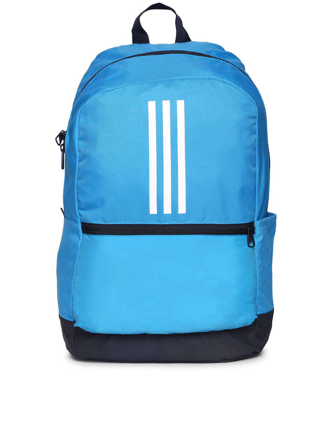 Buy ADIDAS Unisex Blue Classic 3 Stripes Solid Backpack Backpacks for