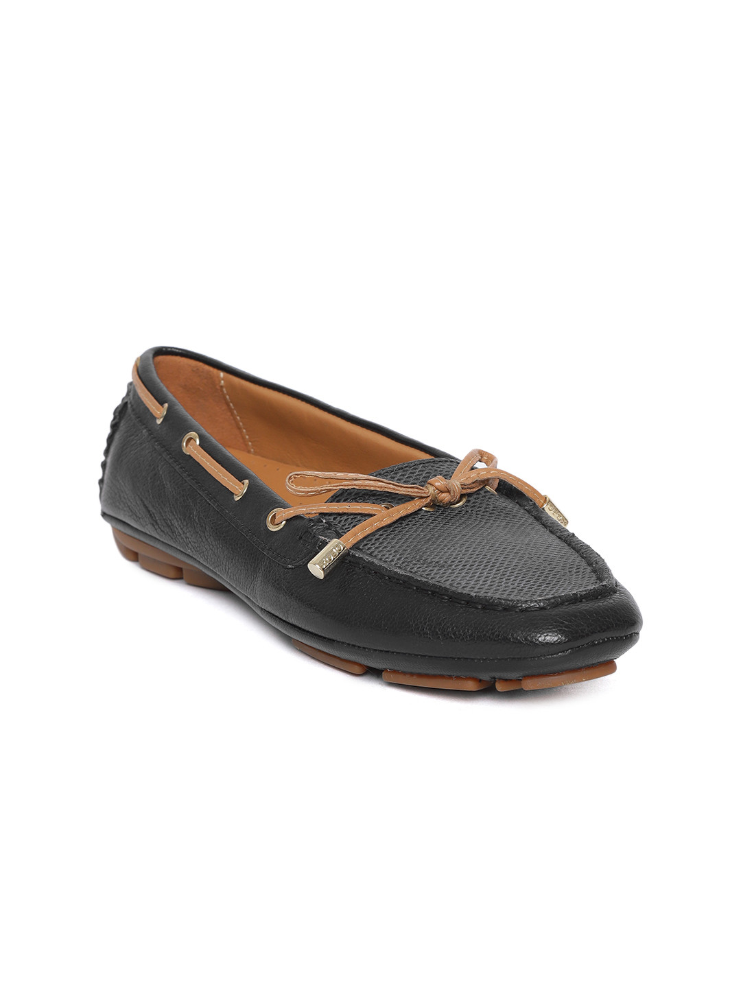 Buy Geox Women Black & Grey Boat Shoes Casual Shoes for Women 9234605