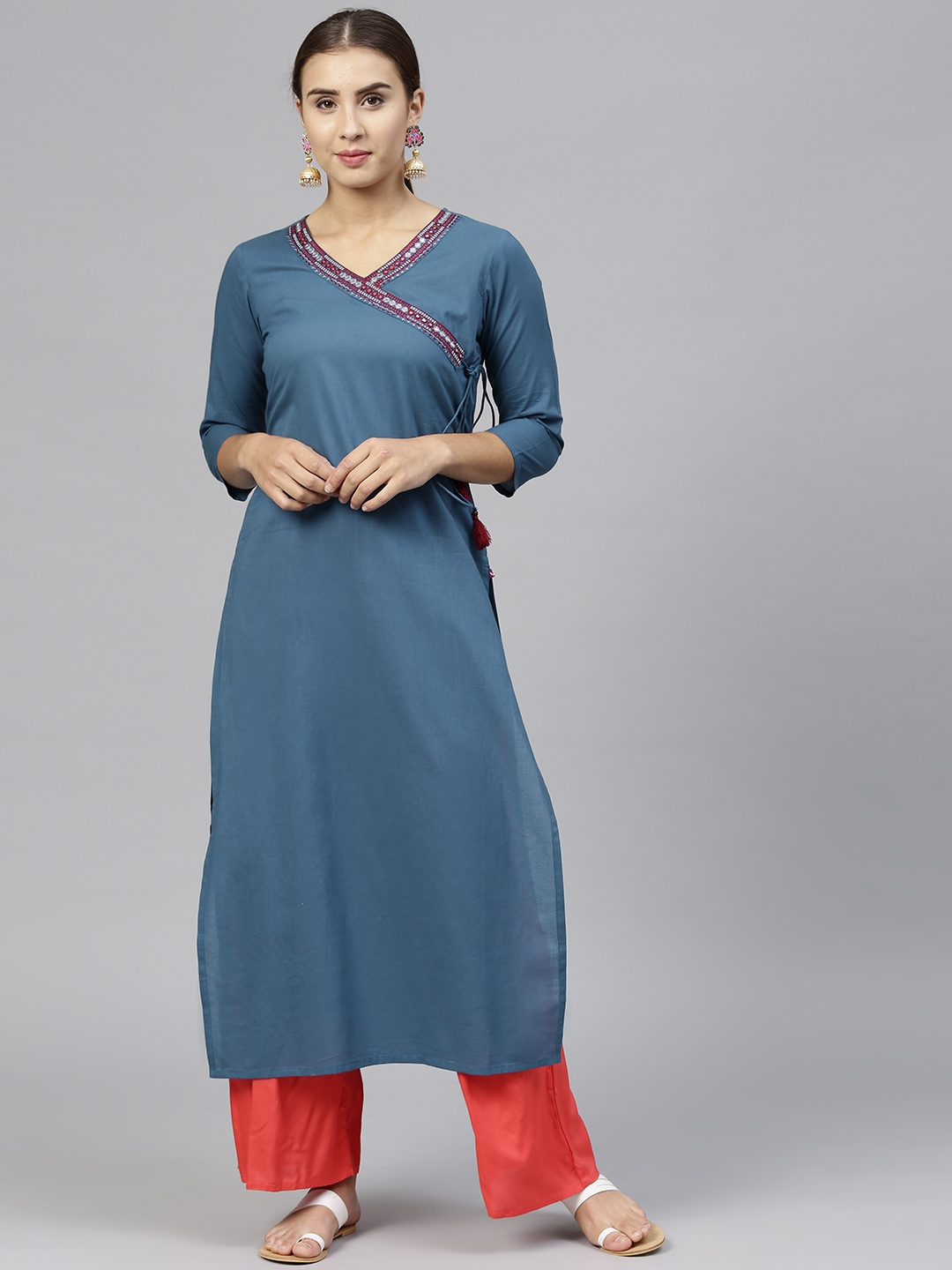 angrakha long kurta