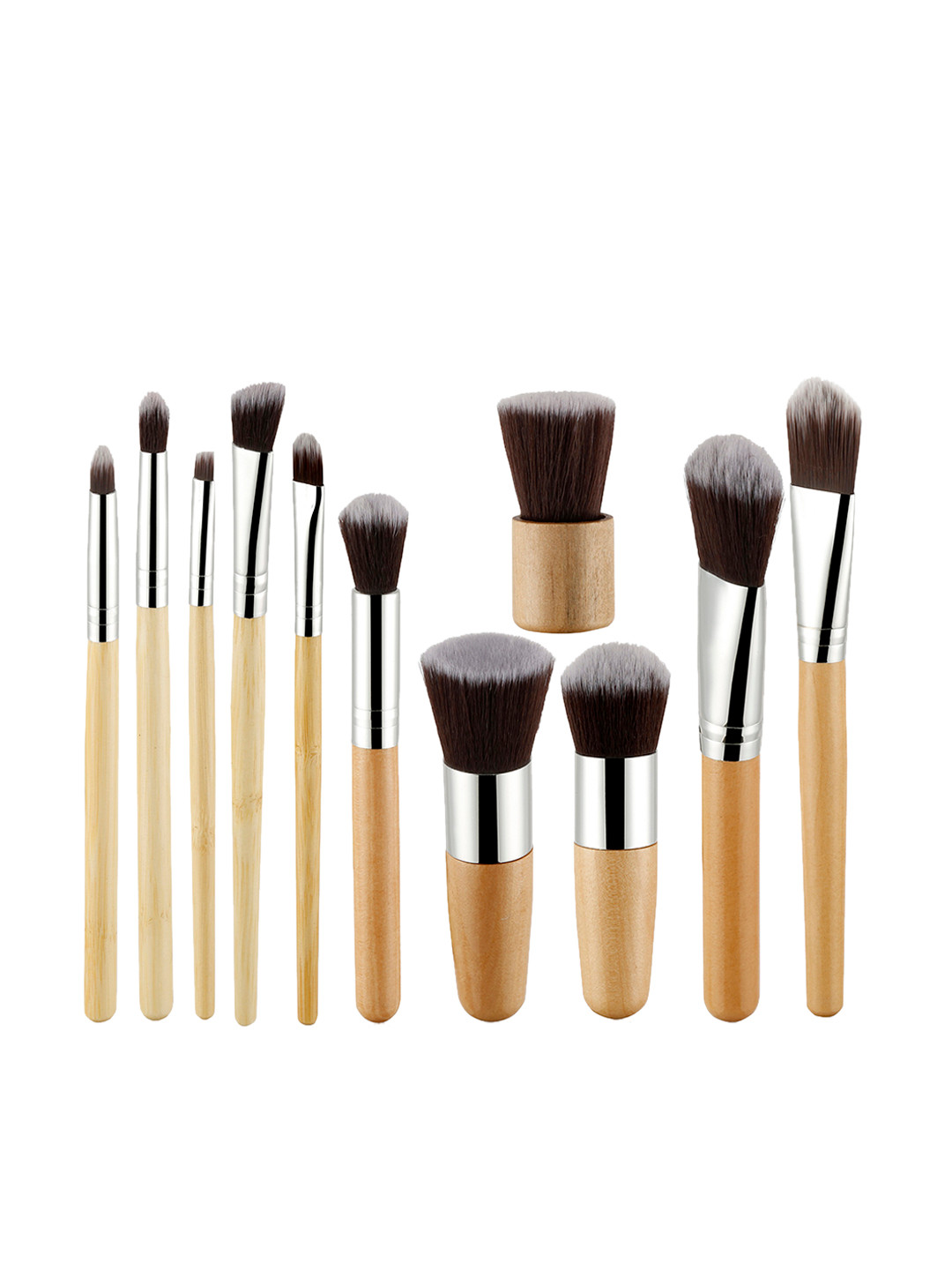 Buy Foolzy Makeup Brushes Set Of 11 Beige Makeup Brushes for Women