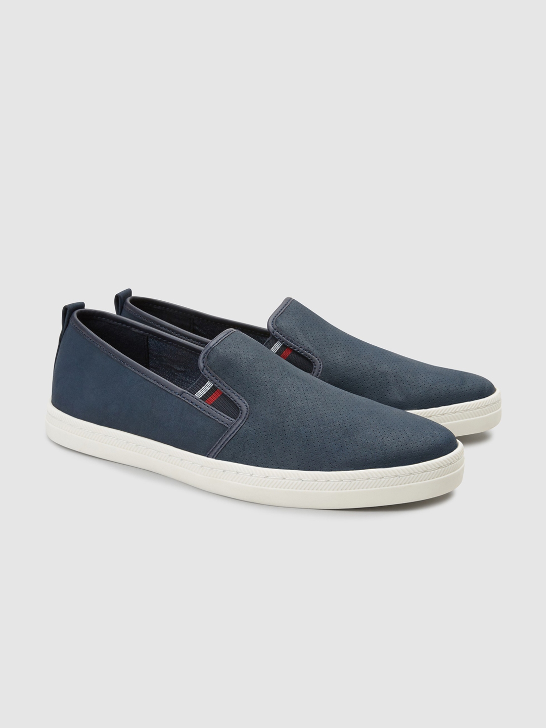 Buy Next Men Navy Blue Slip On Sneakers - Casual Shoes for Men 9237157 ...