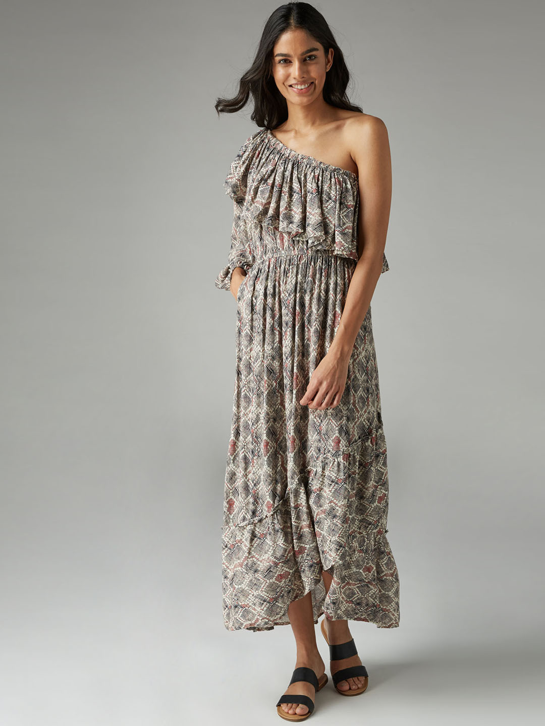 Buy Next Women Multicoloured Printed Maxi Dress Dresses for Women