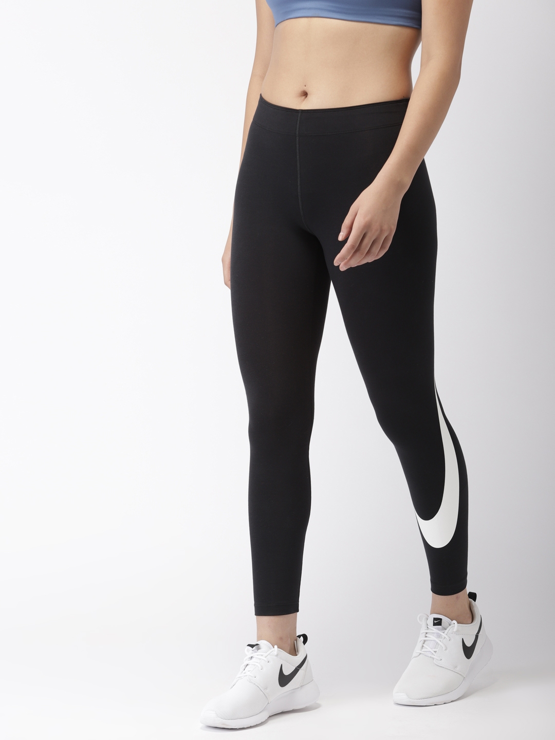 nike leggings with swoosh on leg