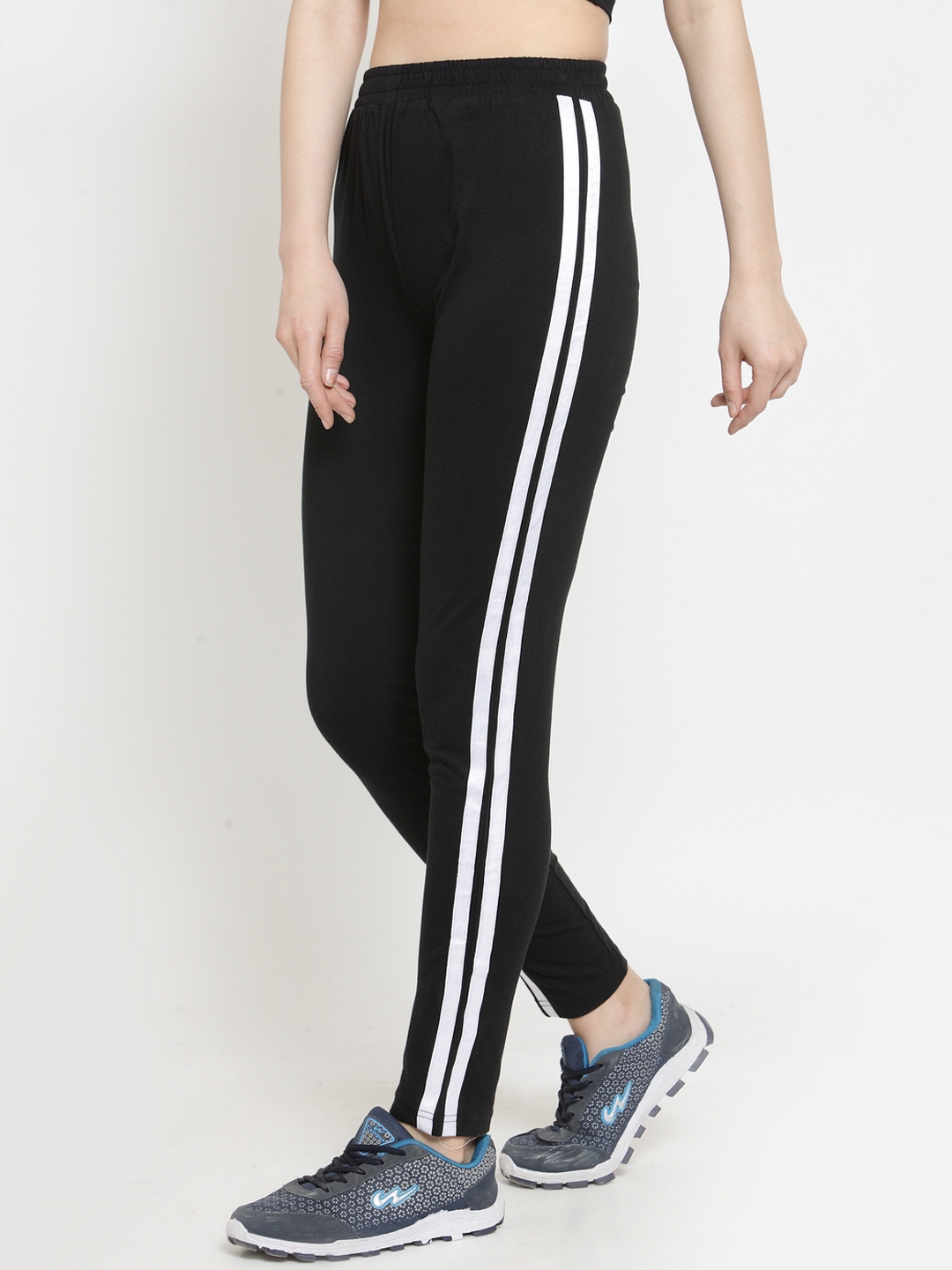 Buy Boston Club Women Black Solid Slim Fit Track Pants - Track Pants ...