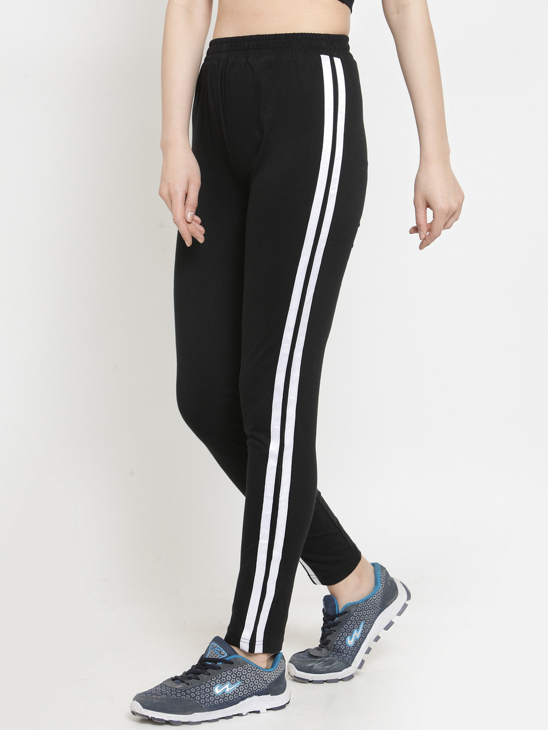 Buy Boston Club Women Black Solid Slim Fit Track Pants Track Pants