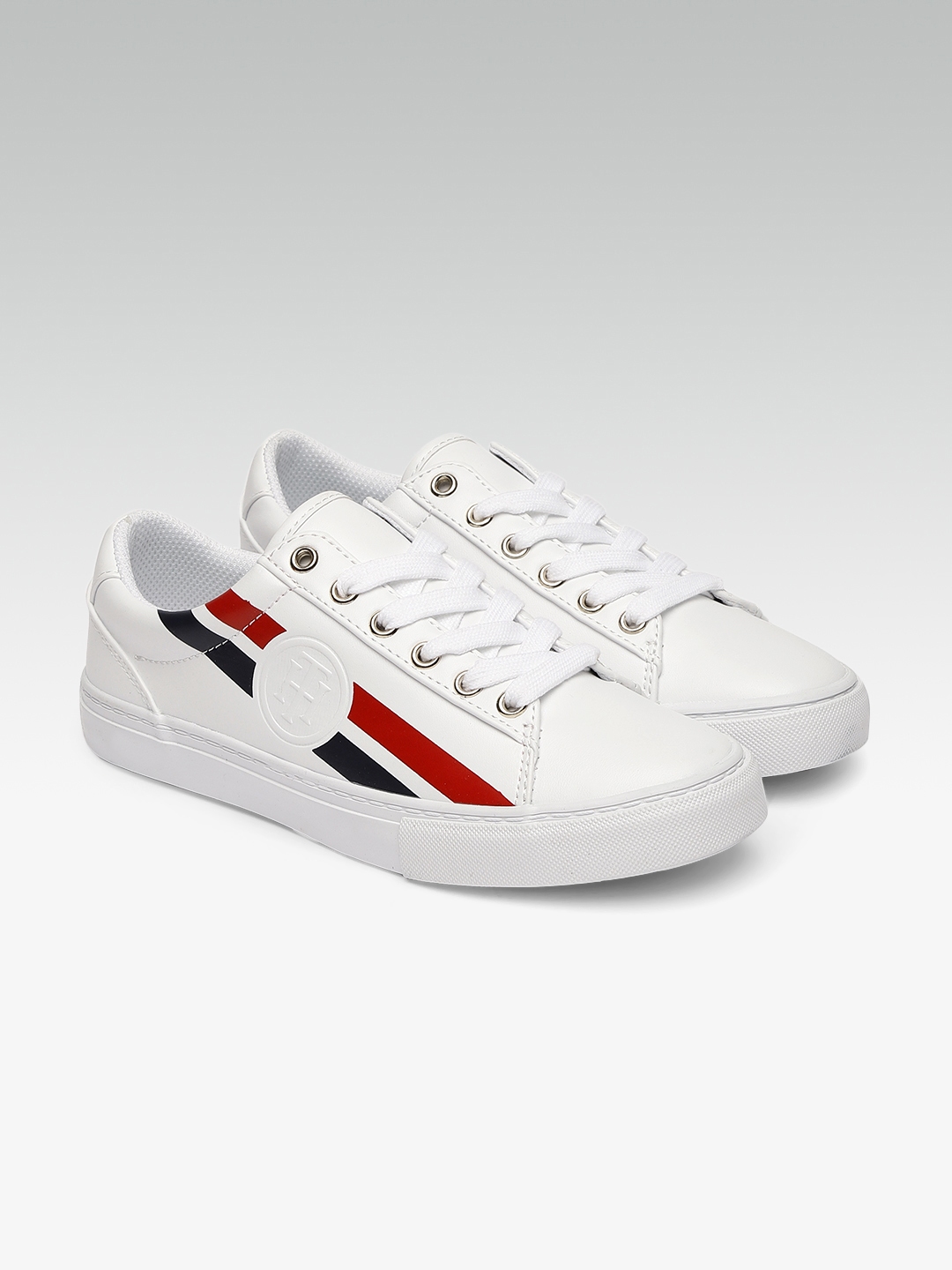 Buy Tommy Hilfiger Women White Sneakers - Casual Shoes for Women ...