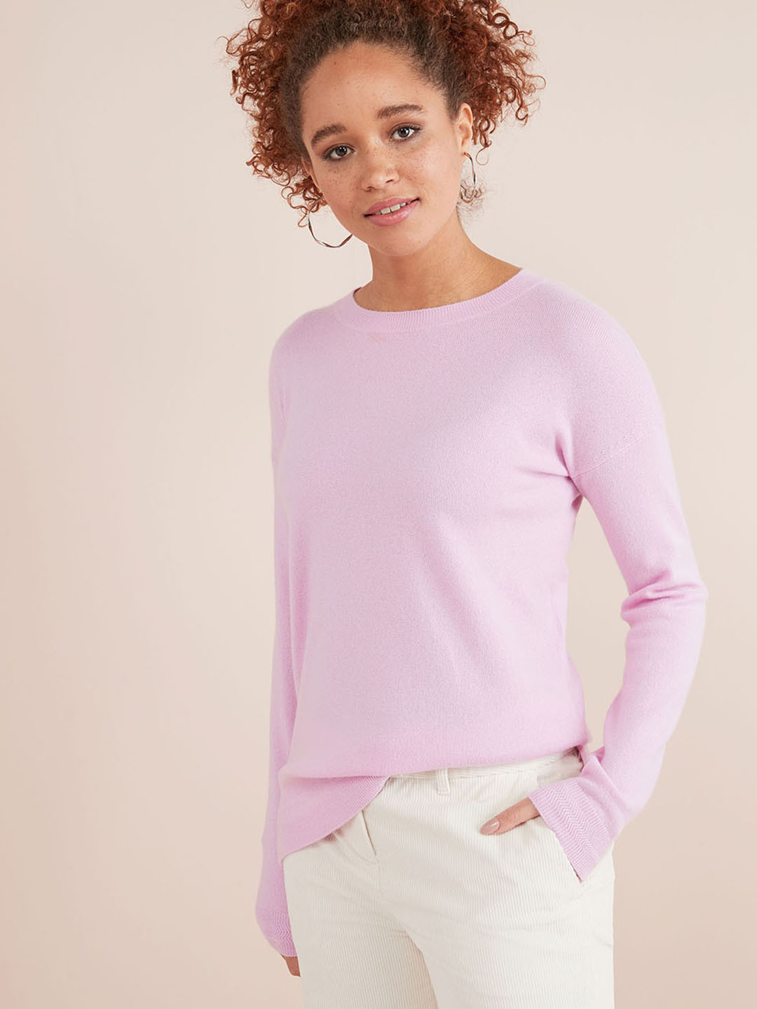 Buy Next Women Lavender Cashmere Solid Sweater Sweaters for Women