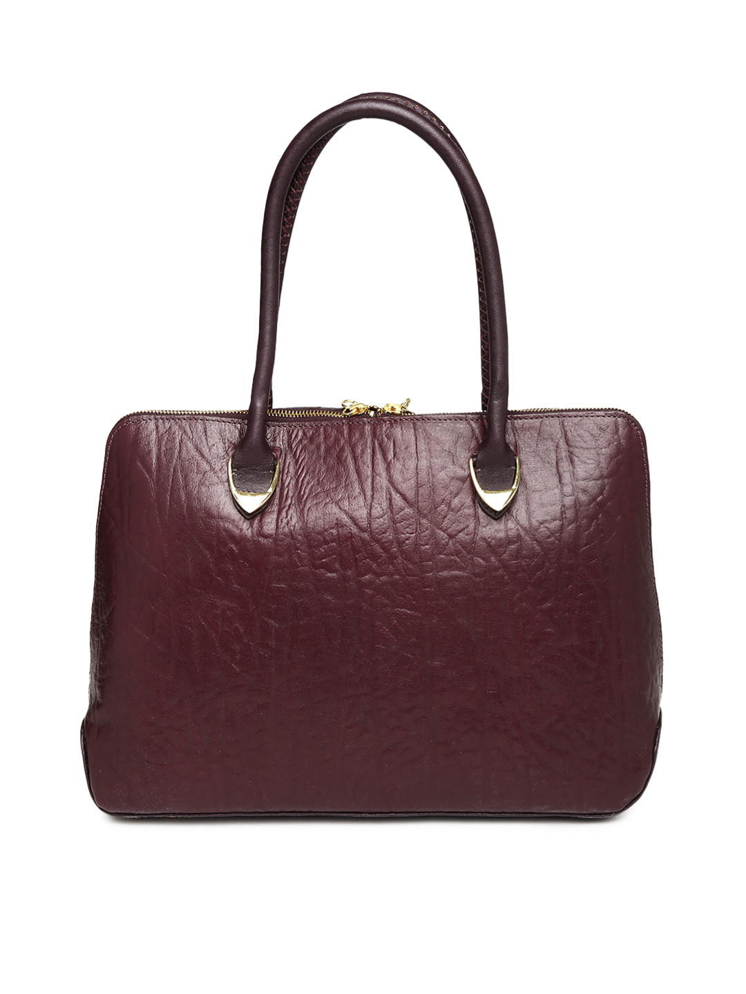 Buy Hidesign Burgundy Leather Handbag Handbags for Women 929030 Myntra