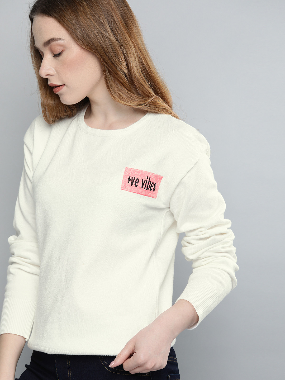 white harvard sweater