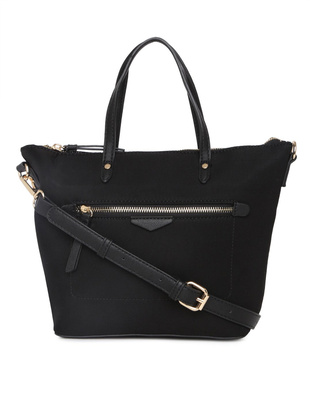 Buy Accessorize Black Solid Handheld Bag Handbags for Women 9302889