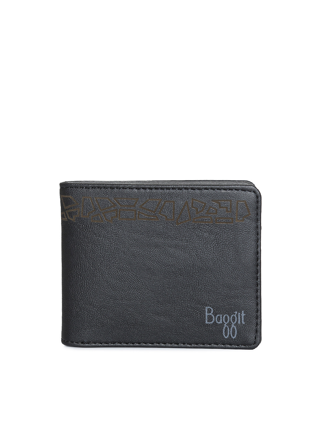 Buy Baggit Men Black Solid Two Fold Wallet Wallets for Men 9305997