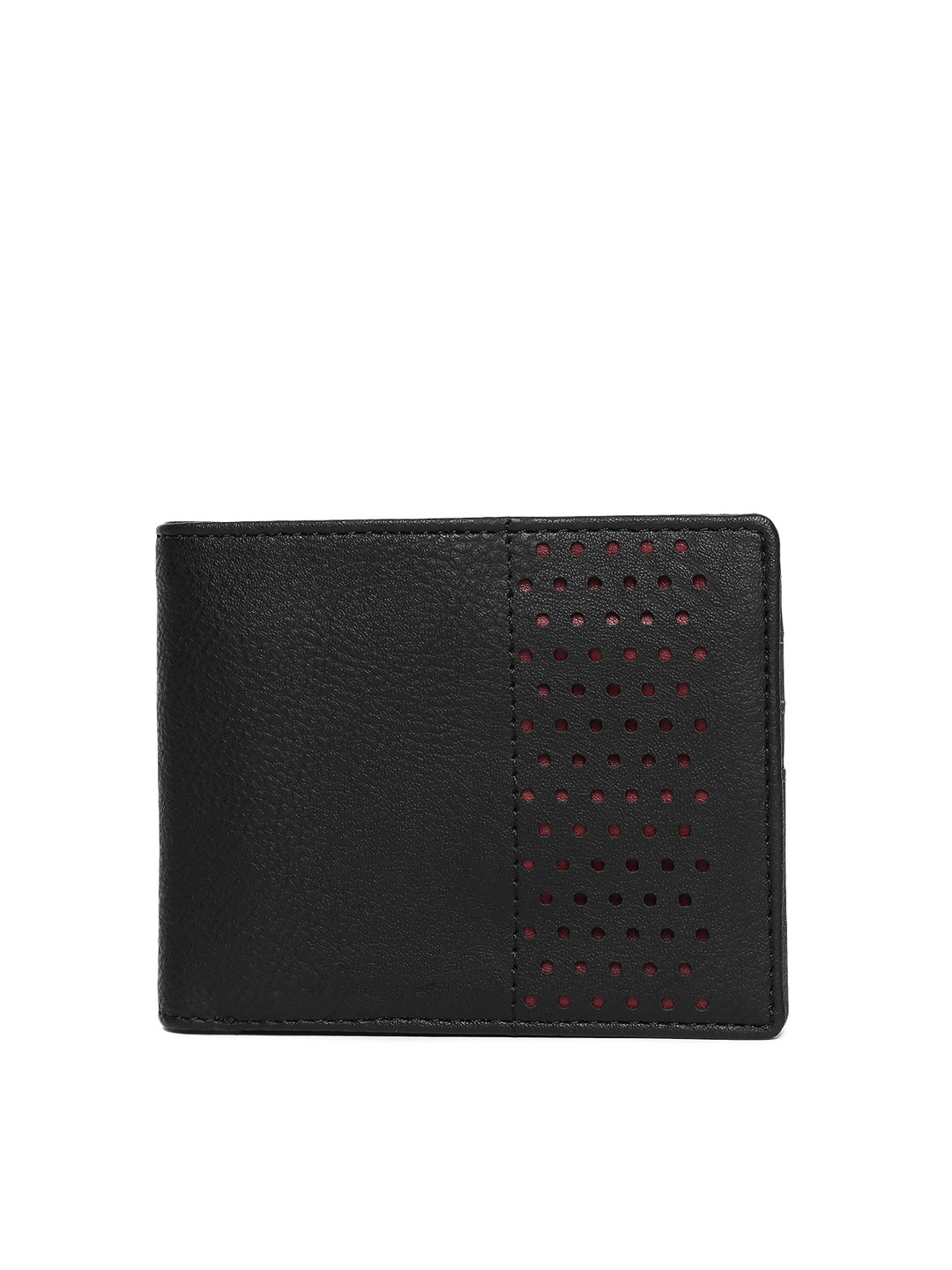 Buy Baggit Men Black Solid Two Fold Wallet Wallets for Men 9306221
