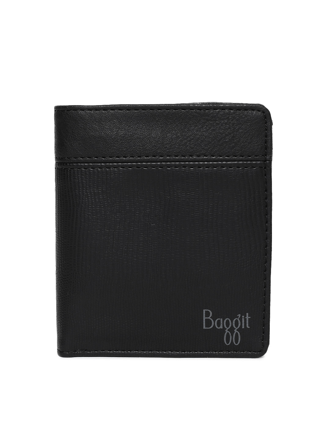 Buy Baggit Men Black Solid Two Fold Wallet Wallets for Men 9306415