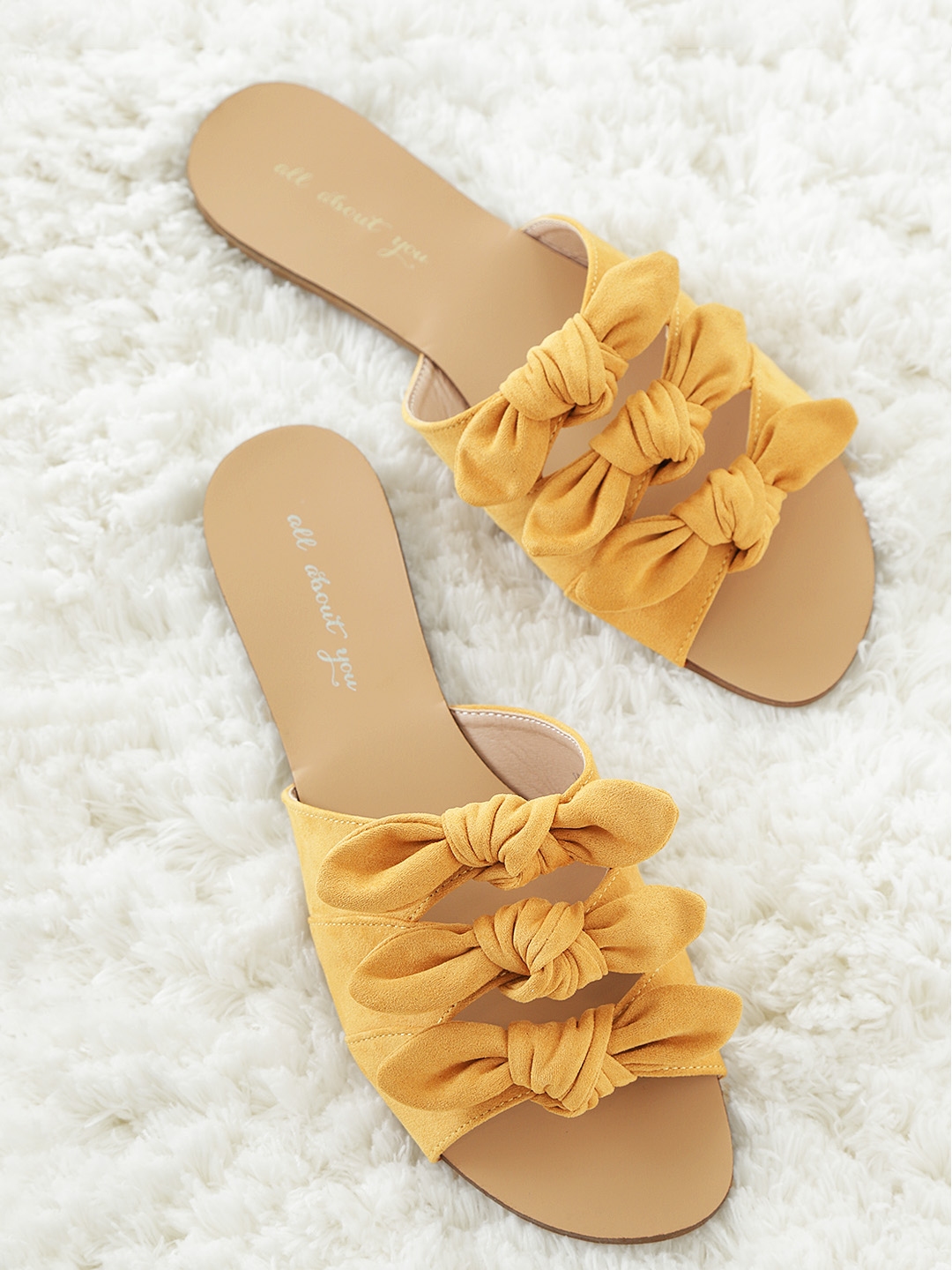womens mustard yellow flats