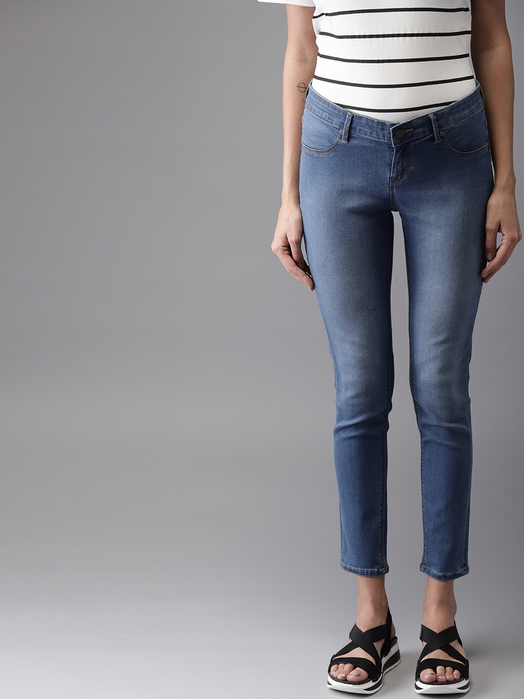 women's jeans jeggings on myntra