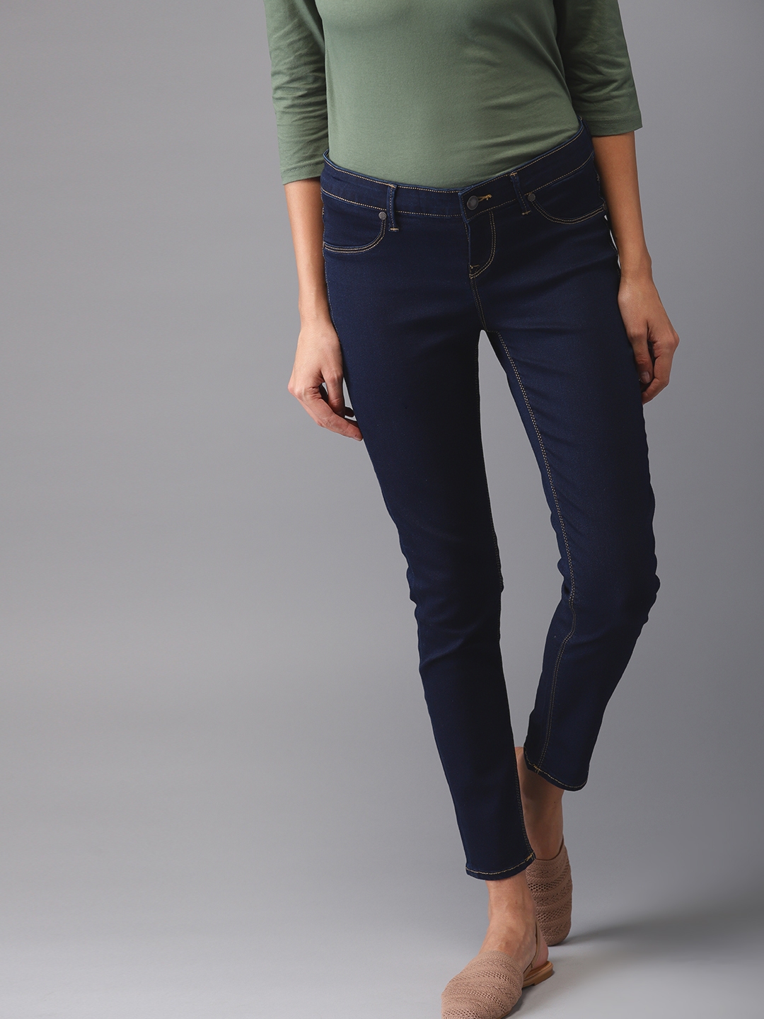 women's jeans jeggings on myntra