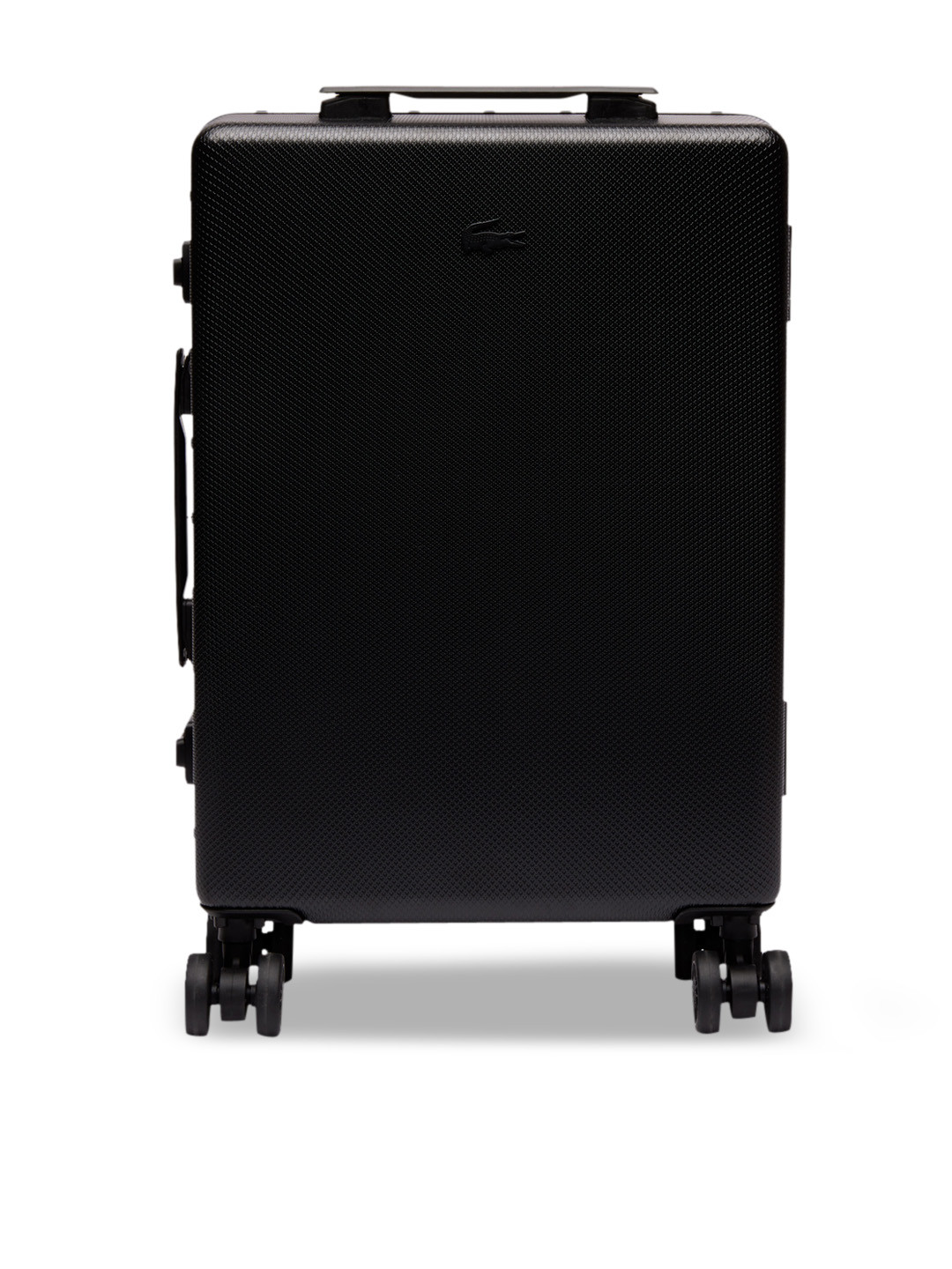 Buy Lacoste Unisex Black Solid Cabin Trolley Bag Trolley Bag for