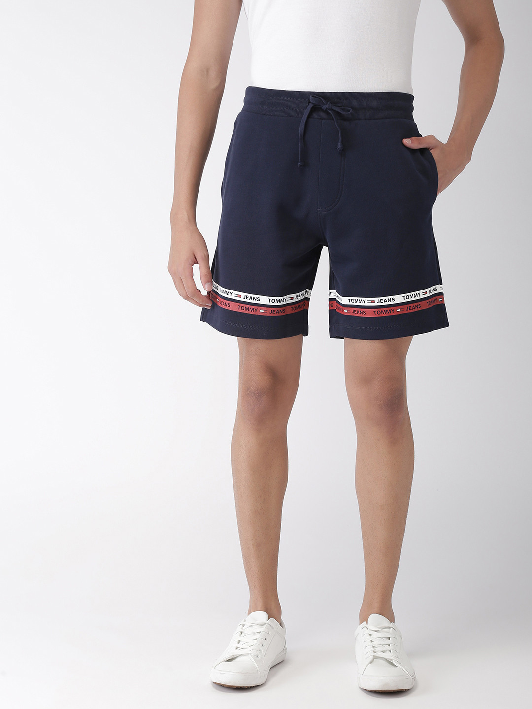 Buy Tommy Hilfiger Men Navy Blue Shorts Shorts for Men 9320169 Myntra