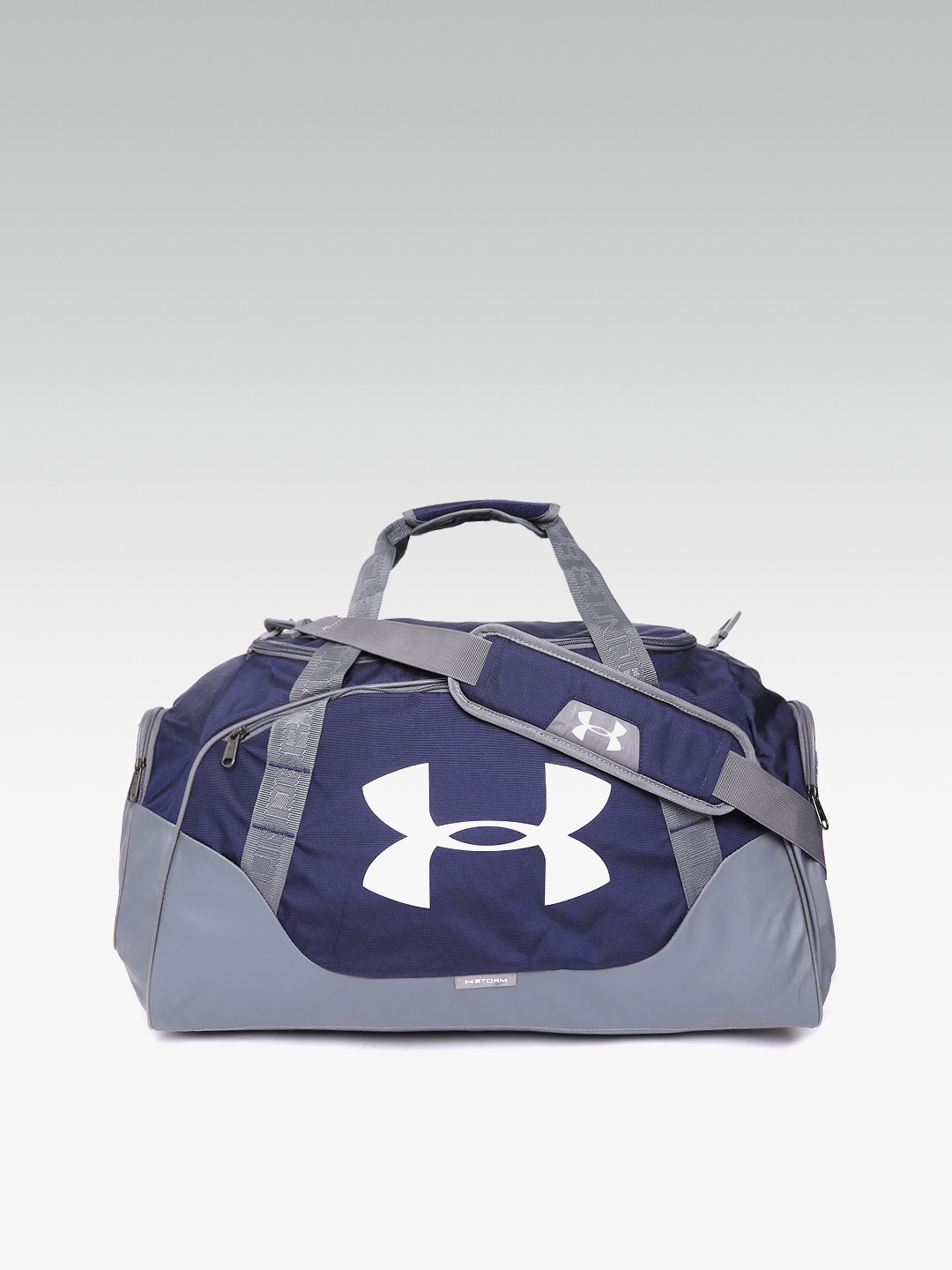 Buy UNDER ARMOUR Unisex Navy Blue & Grey Undeniable 3.0 MD Duffle Bag