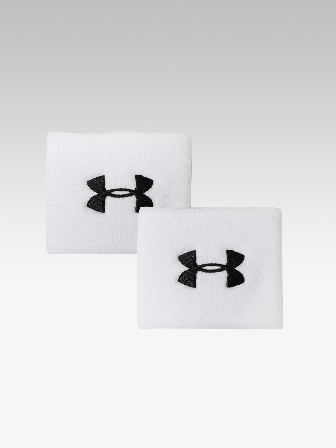 Buy UNDER ARMOUR Men Set Of 2 White Performance Wristbands Wristbands