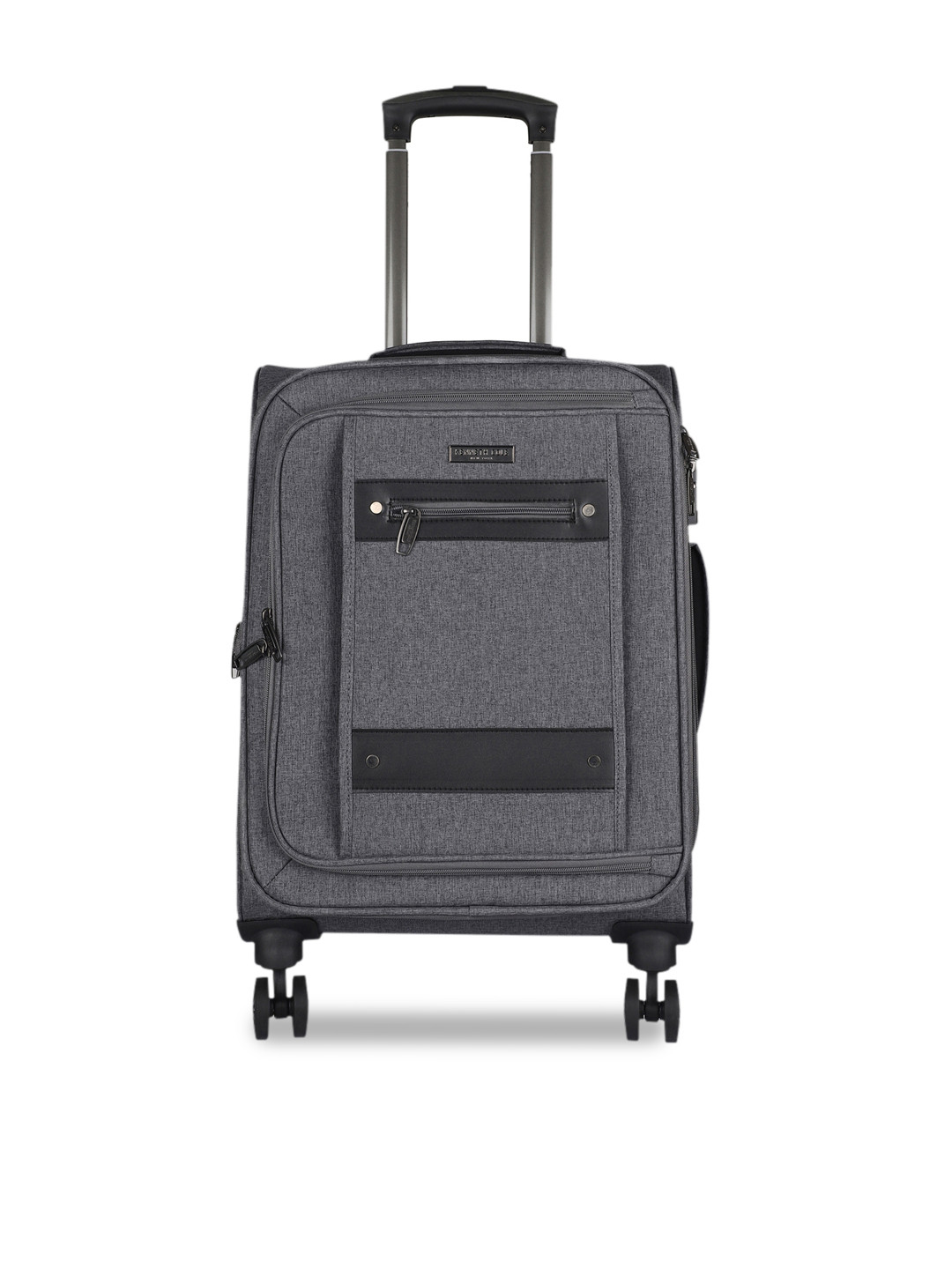 Buy Cole Unisex Grey Solid Medium Trolley Bag Trolley Bag for Unisex 9325927 Myntra