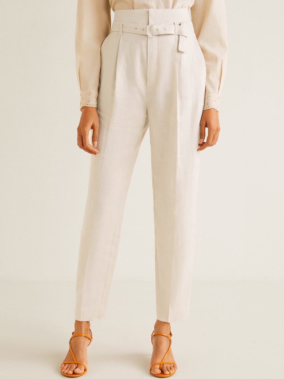 linen pants mango