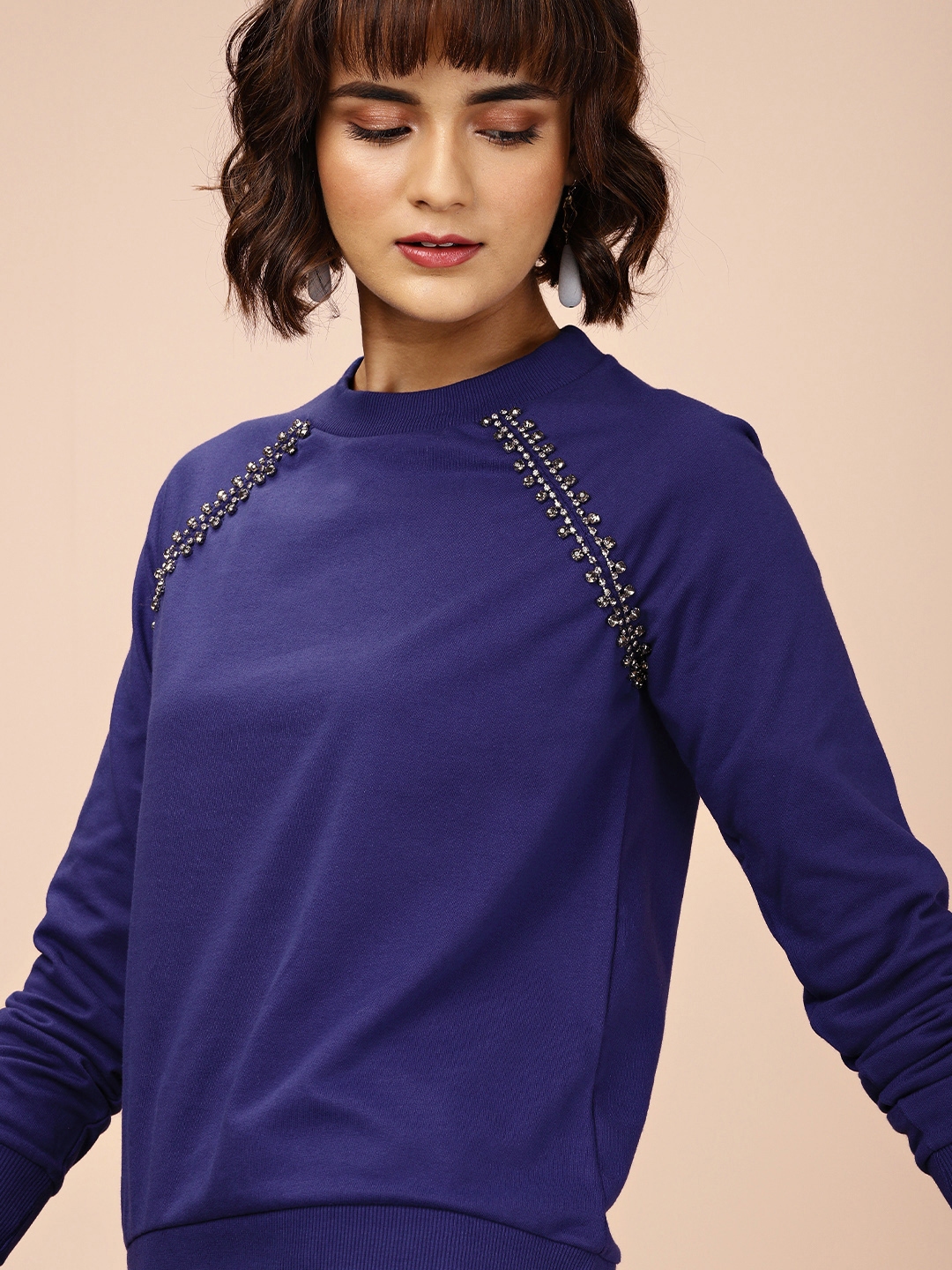 violet sweatsuit