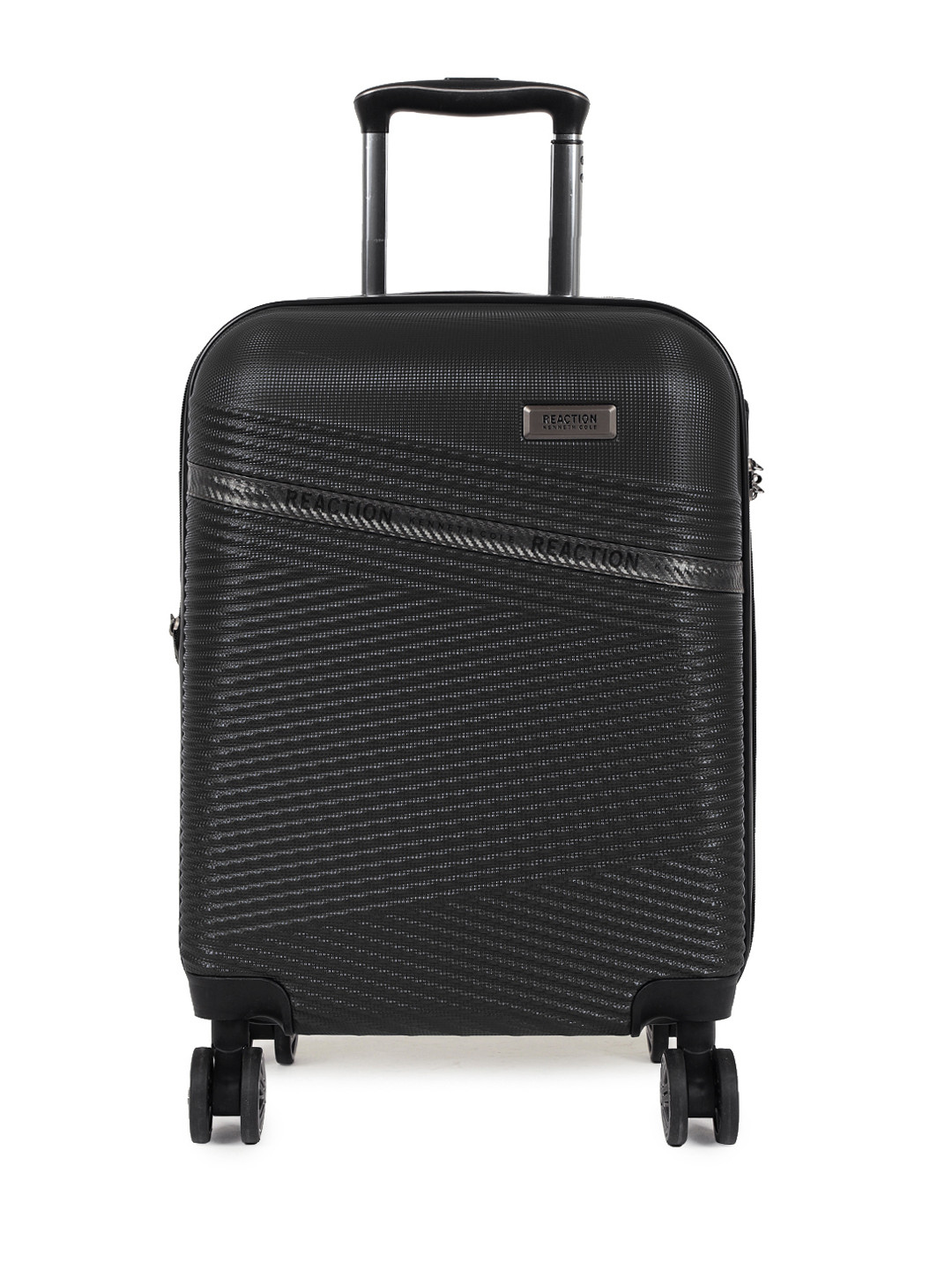 Buy Cole Unisex Black Patterned Reaction 20" Cabin Trolley