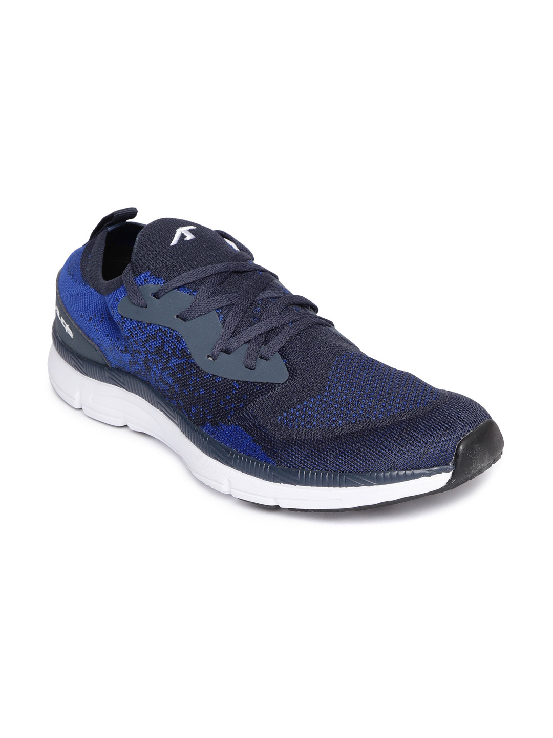 Buy Alcis Men Navy Blue Woven Design Running Shoes Sports Shoes for