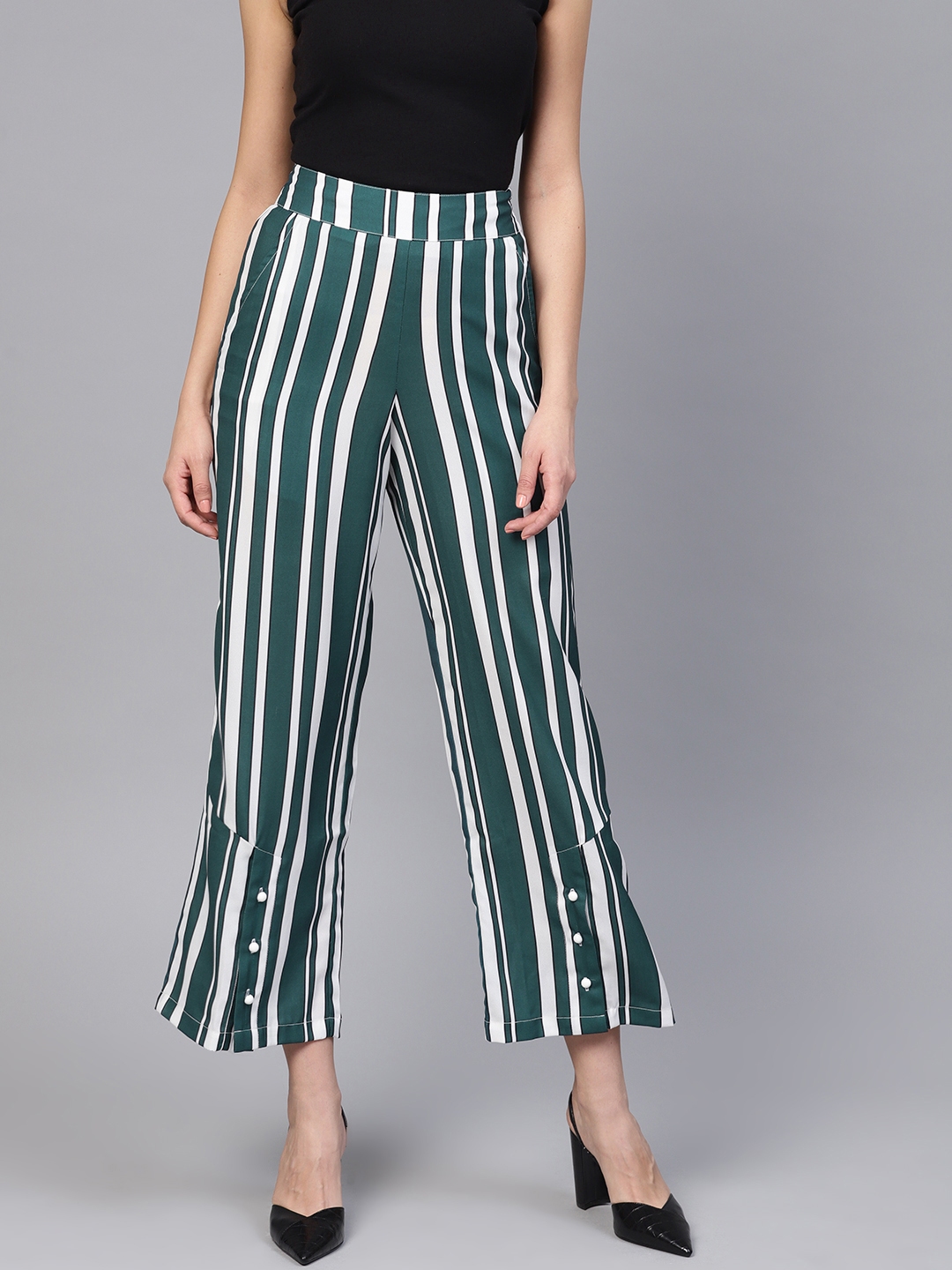 parallel trousers with top