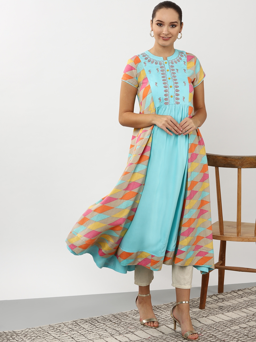anarkali kurti myntra