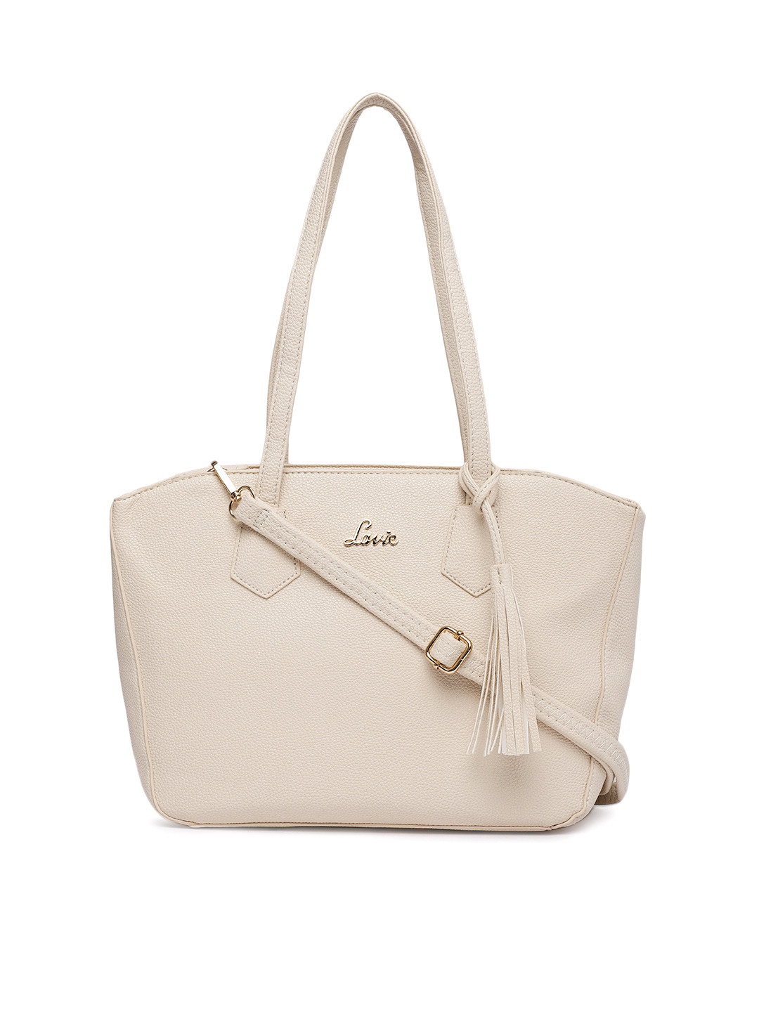 Buy Lavie Beige Textured Shoulder Bag Handbags for Women 9373823 Myntra