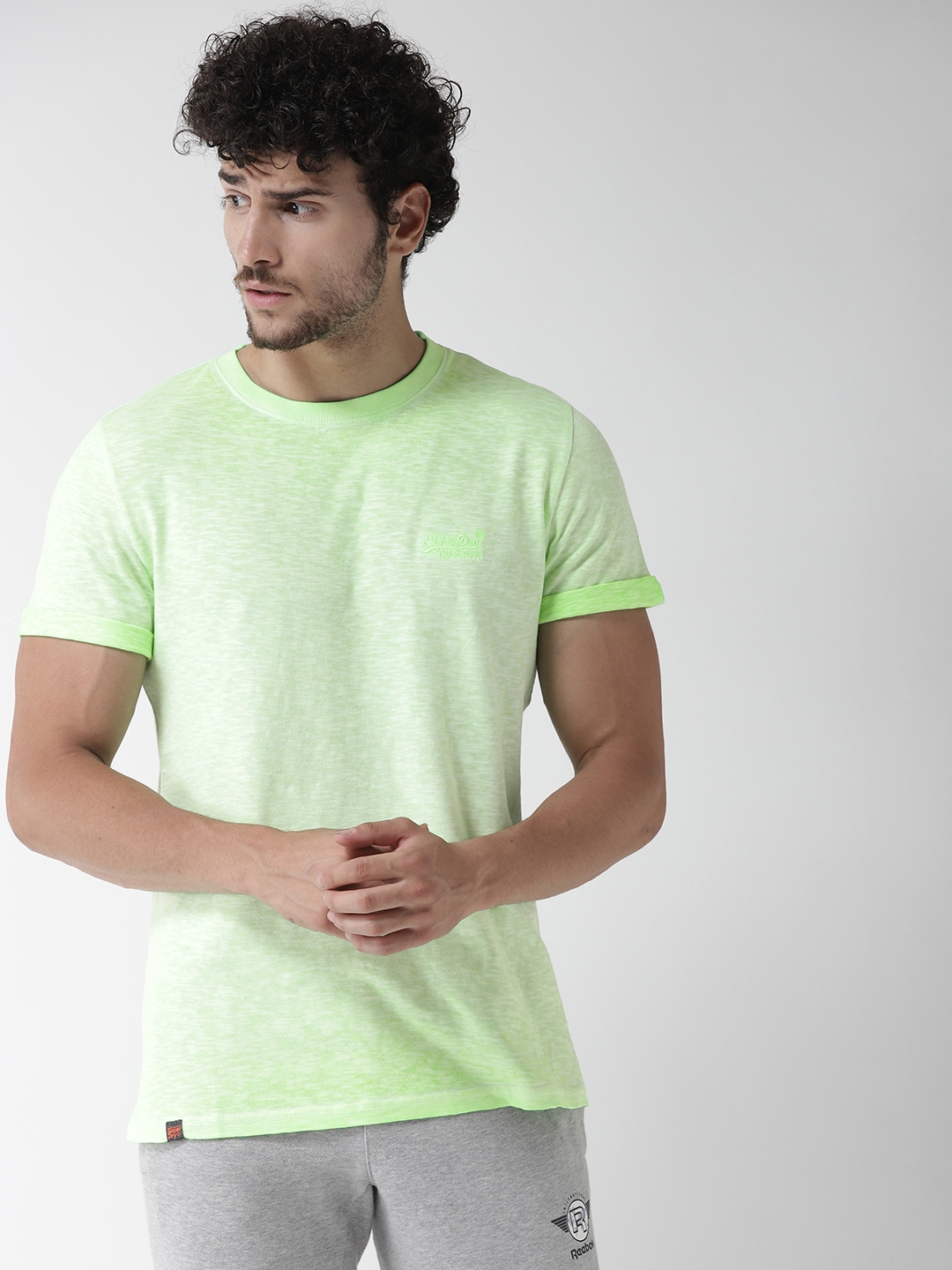 superdry green tshirt