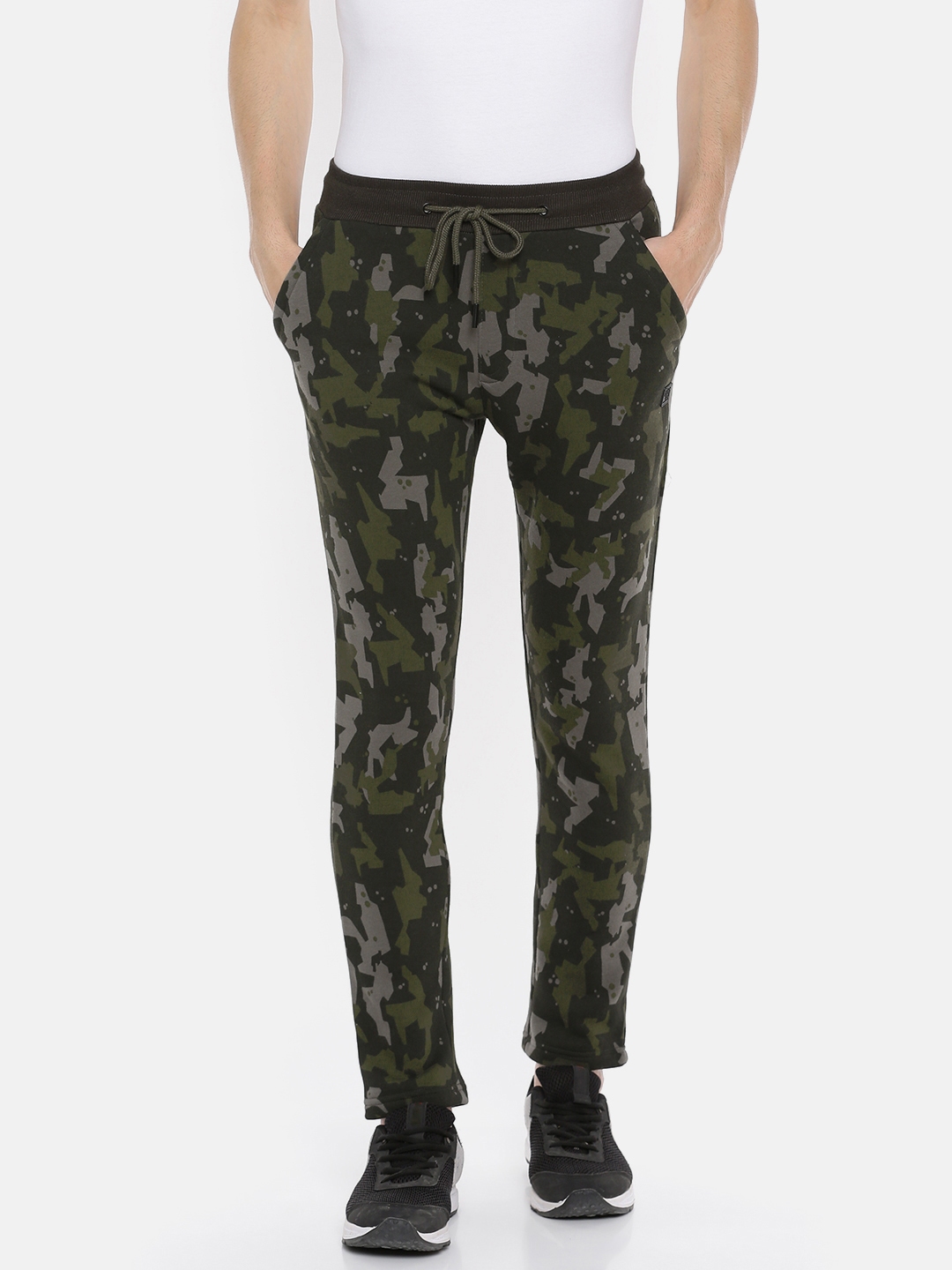 puma olive green track pants