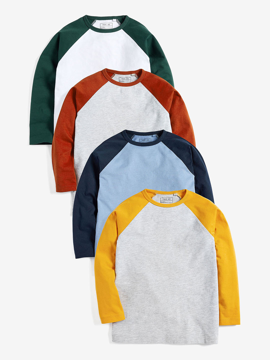 Buy Next Boys Pack Of 4 Round Neck Pure Cotton T Shirts Tshirts for