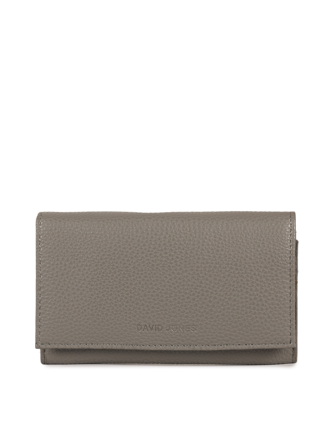 Buy David Jones Women Grey Solid Two Fold Wallet Wallets for Women