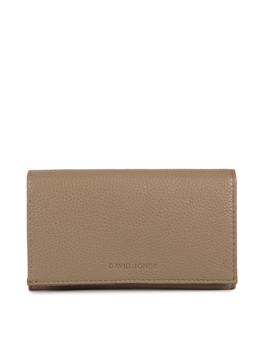 Buy David Jones Women Beige Solid Two Fold Wallet Wallets for Women
