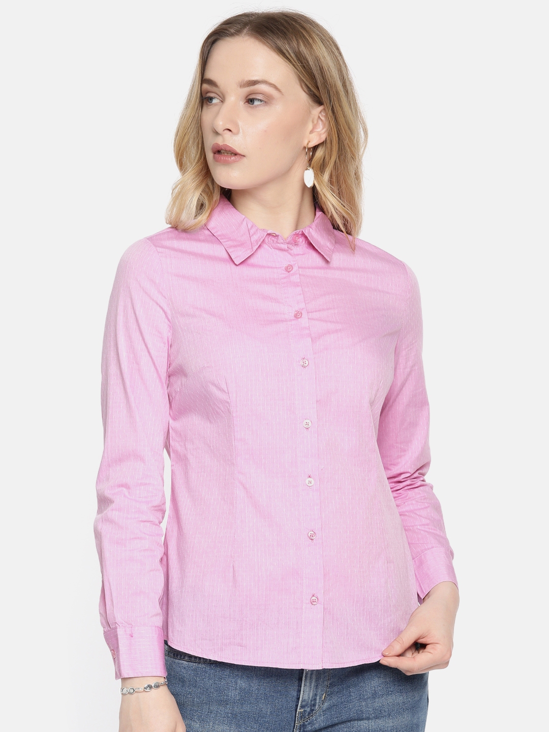 Buy Vero Moda Women Pink Shirt - Shirts for Women 9404527 | Myntra