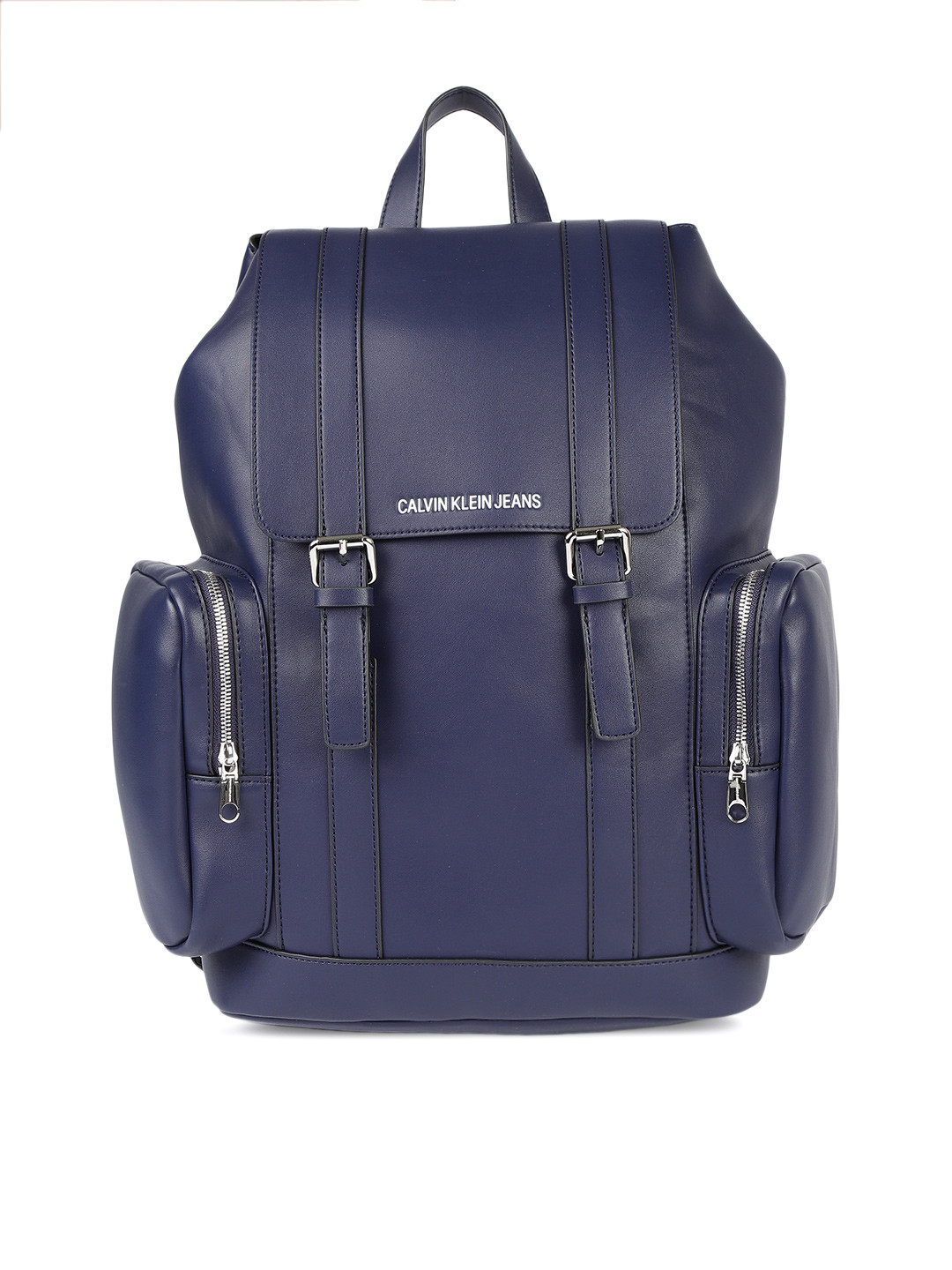 Buy Calvin Klein Men Navy Blue Solid Backpack Backpacks for Men 9407463 Myntra
