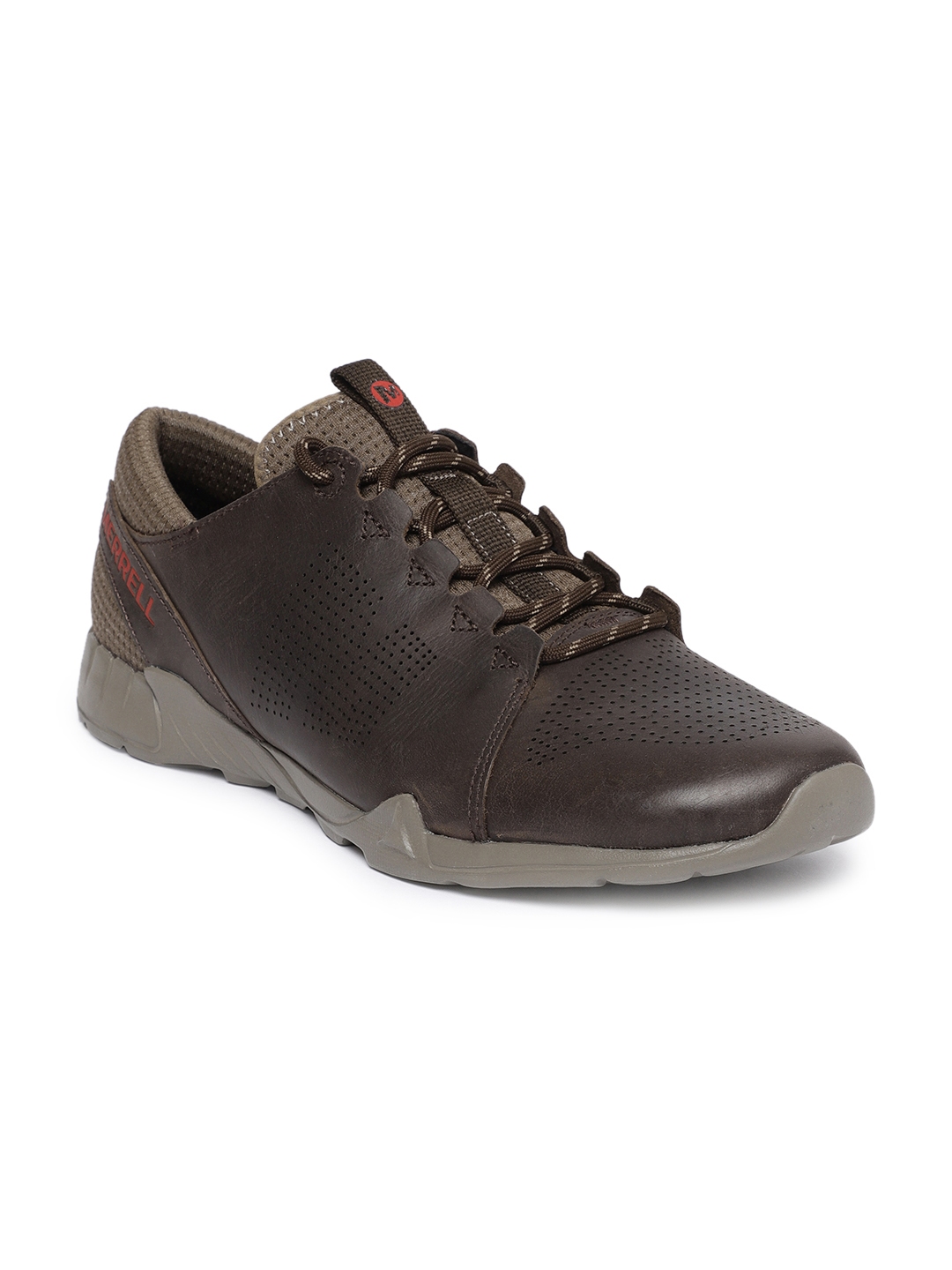 mens leather merrell shoes