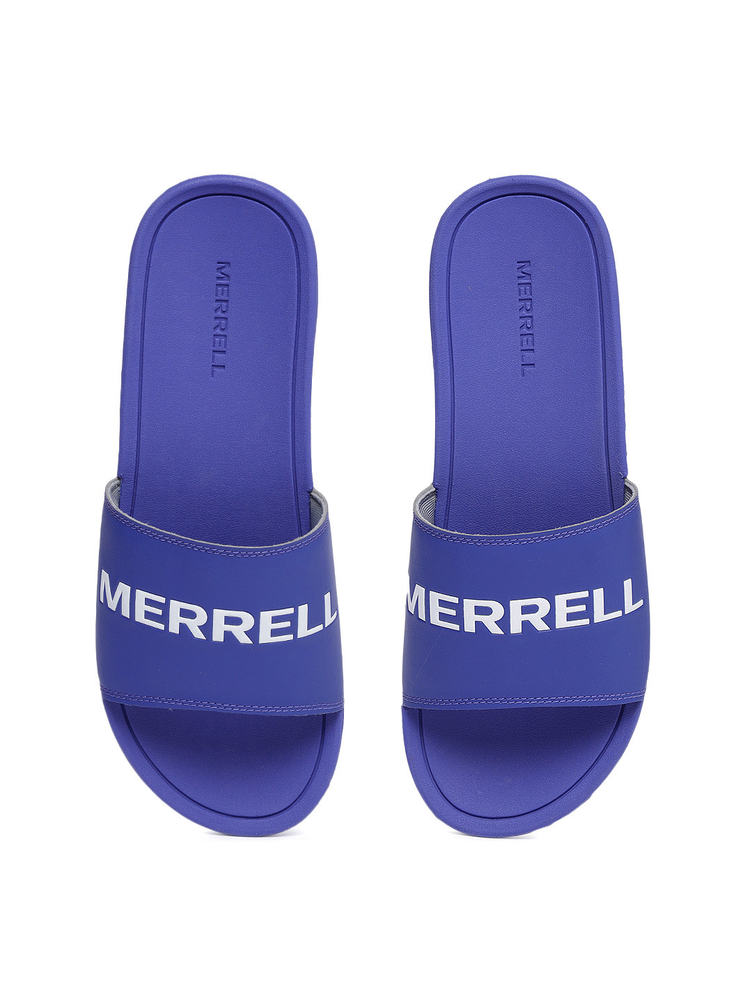 Buy Merrell Men Blue Printed Sliders - Flip Flops for Men 9412217 | Myntra