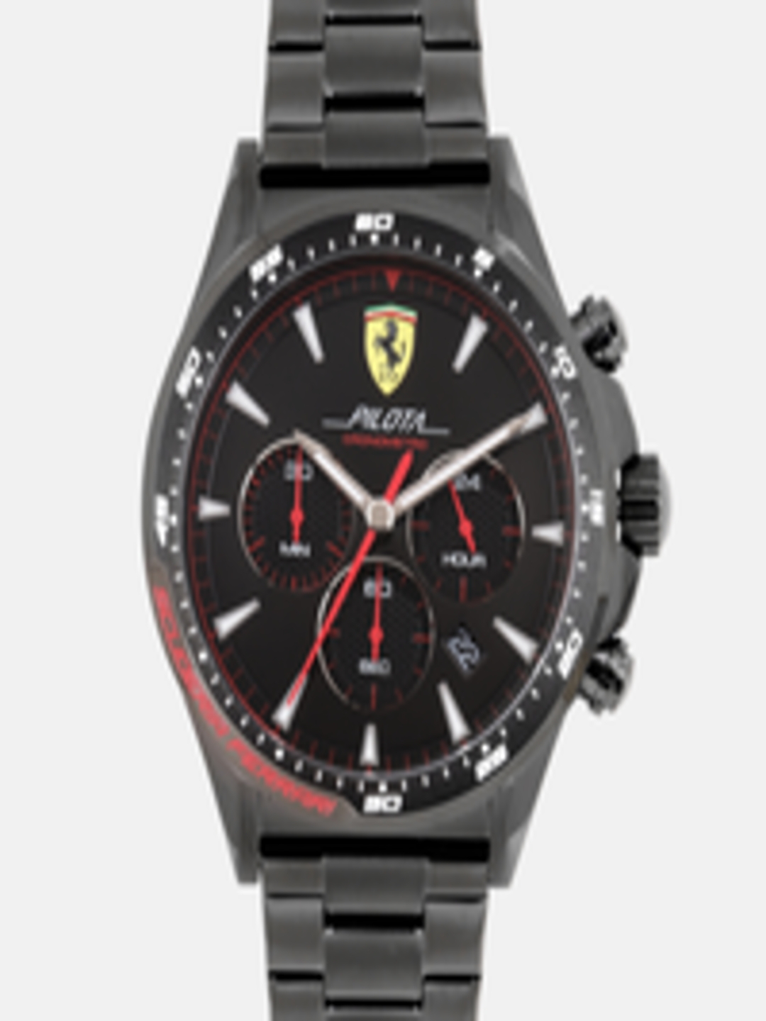 Buy SCUDERIA FERRARI Pilota Men Black Analogue Watch 830624 - Watches ...